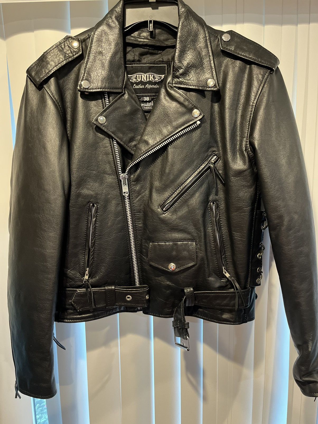 Vintage UNIK leather bomber jacket | Grailed