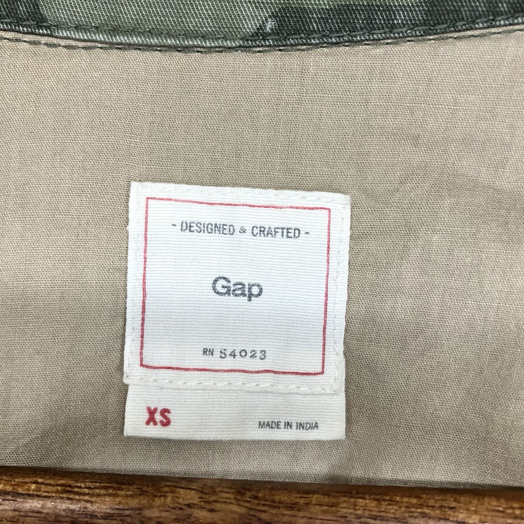 Gap Vintage Gap Camouflage Utility Jacket Women’s XS Military Style Streetwear Short Cotton Green Zipper Snap 90s Fall Spring Urban Size XS / US 0-2 / IT 36-38 - 4 Thumbnail