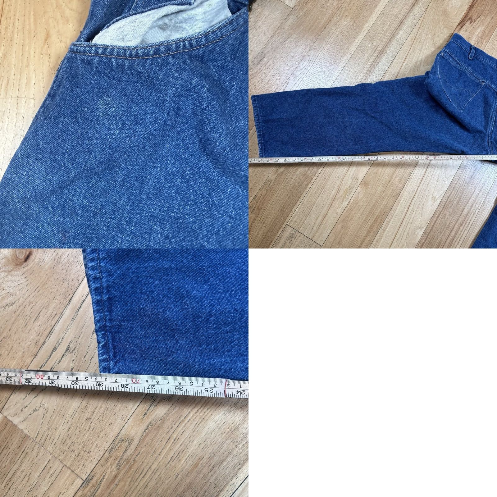 Carhartt VINTAGE Carhartt Flannel Lined Jeans Mens 36x29 Blue Straight Relaxed Workwear Size US 36 / EU 52 - 9 Thumbnail