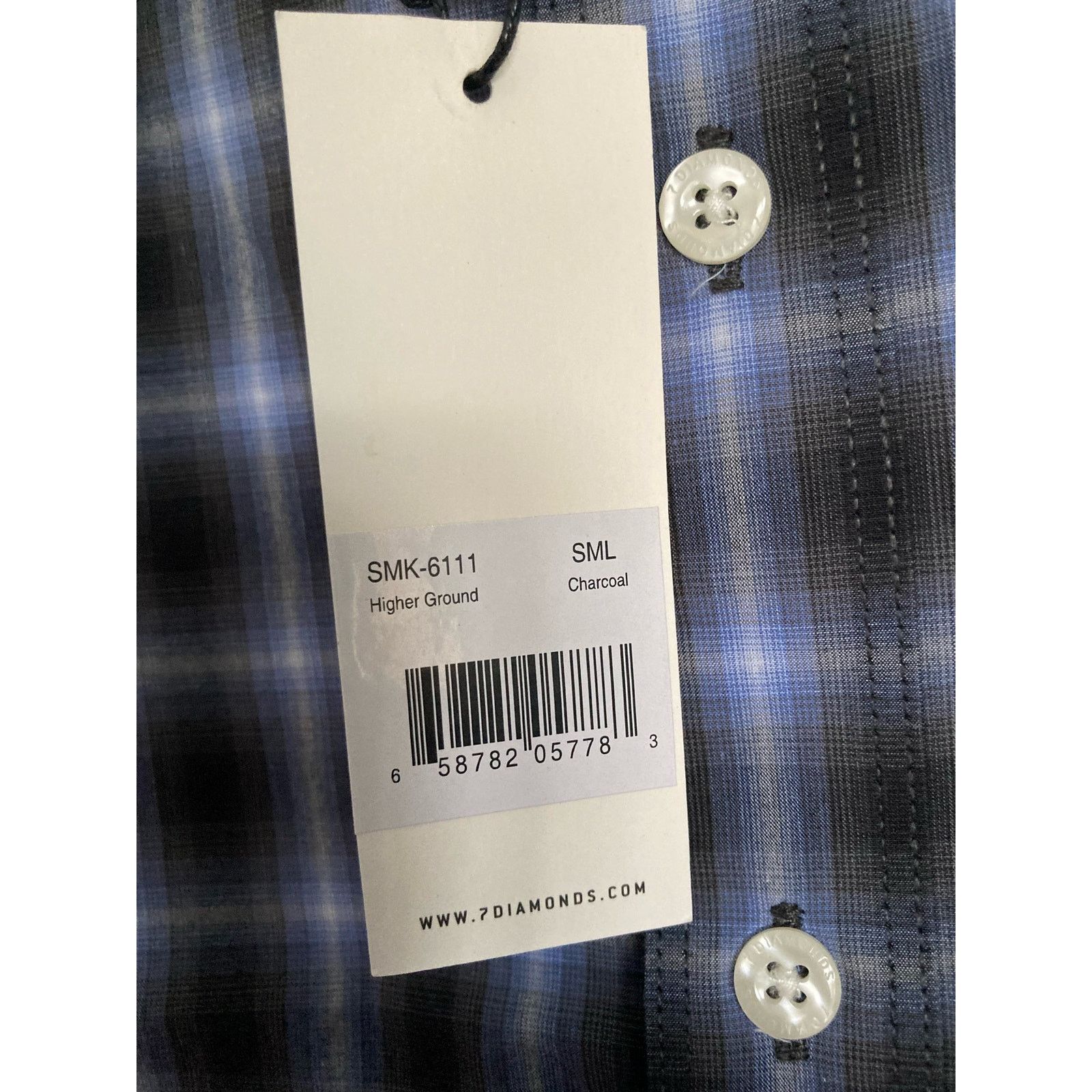 7Diamonds 7 Diamonds Higher Ground Button Down Casual Shirt Small Size US S / EU 44-46 / 1 - 9 Thumbnail