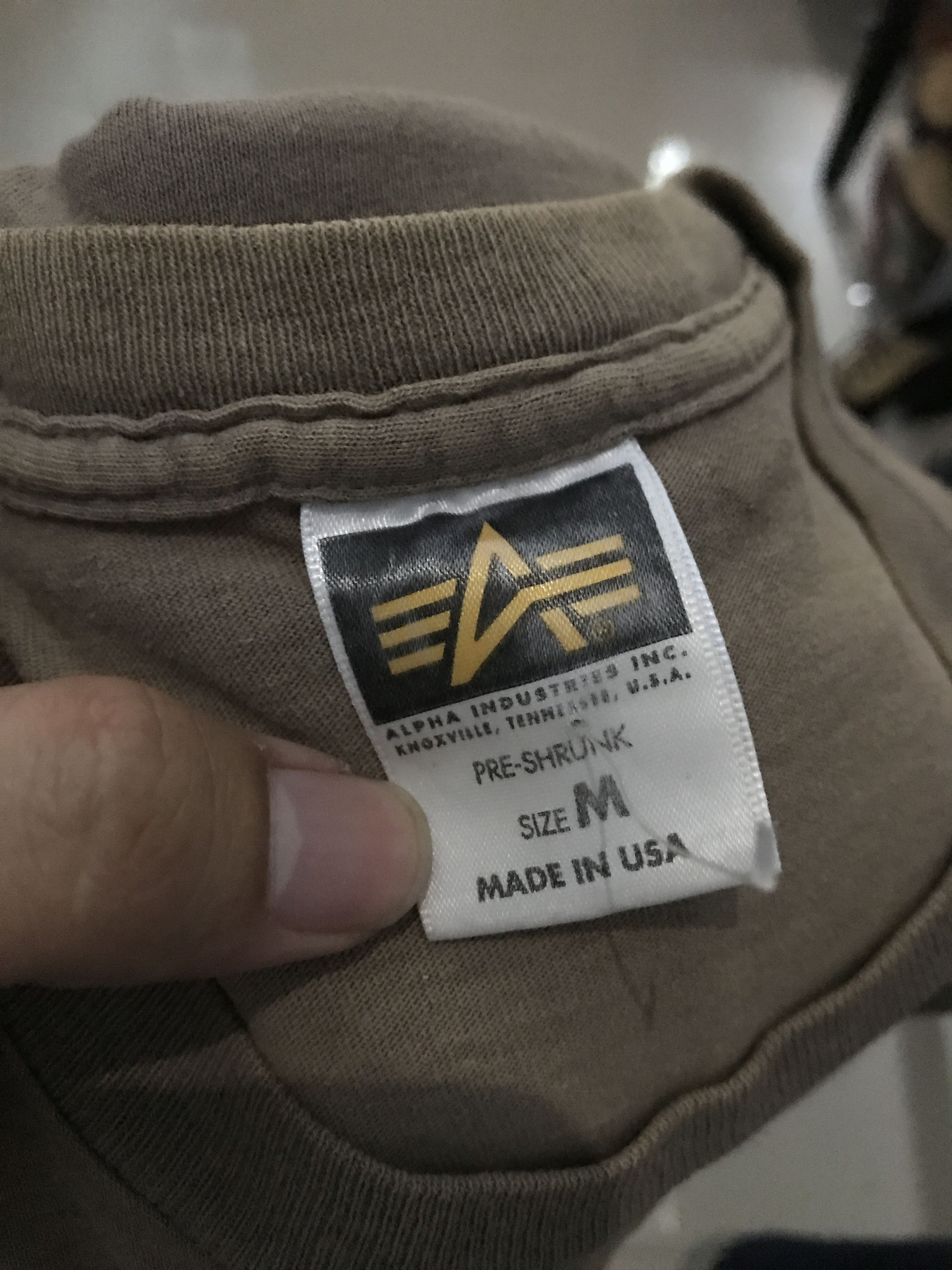 Alpha Industries alpha industries us military Tee brown tshirt Size M Size US M / EU 48-50 / 2 - 3 Thumbnail