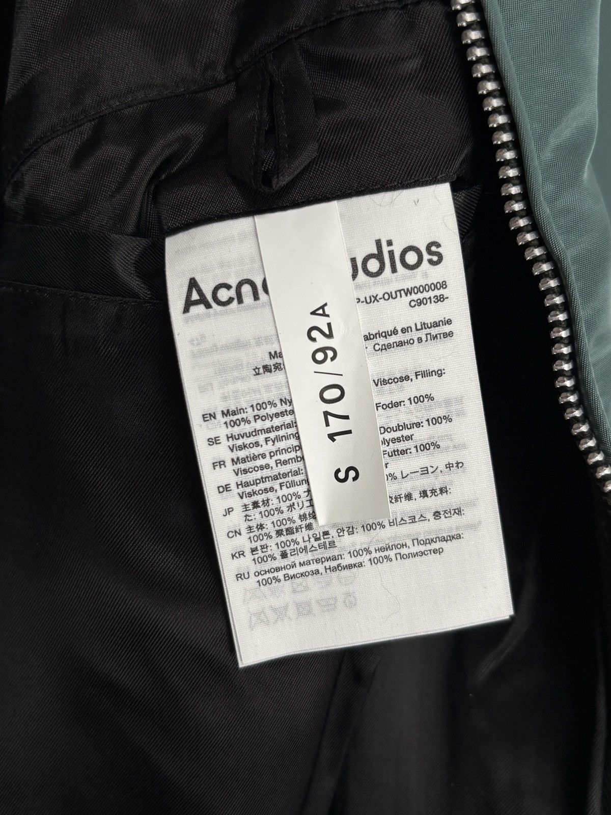 Acne Studios Acne Studios x HFD Rare Boxy Bomber Jacket Grail Designer Size US S / EU 44-46 / 1 - 12 Thumbnail