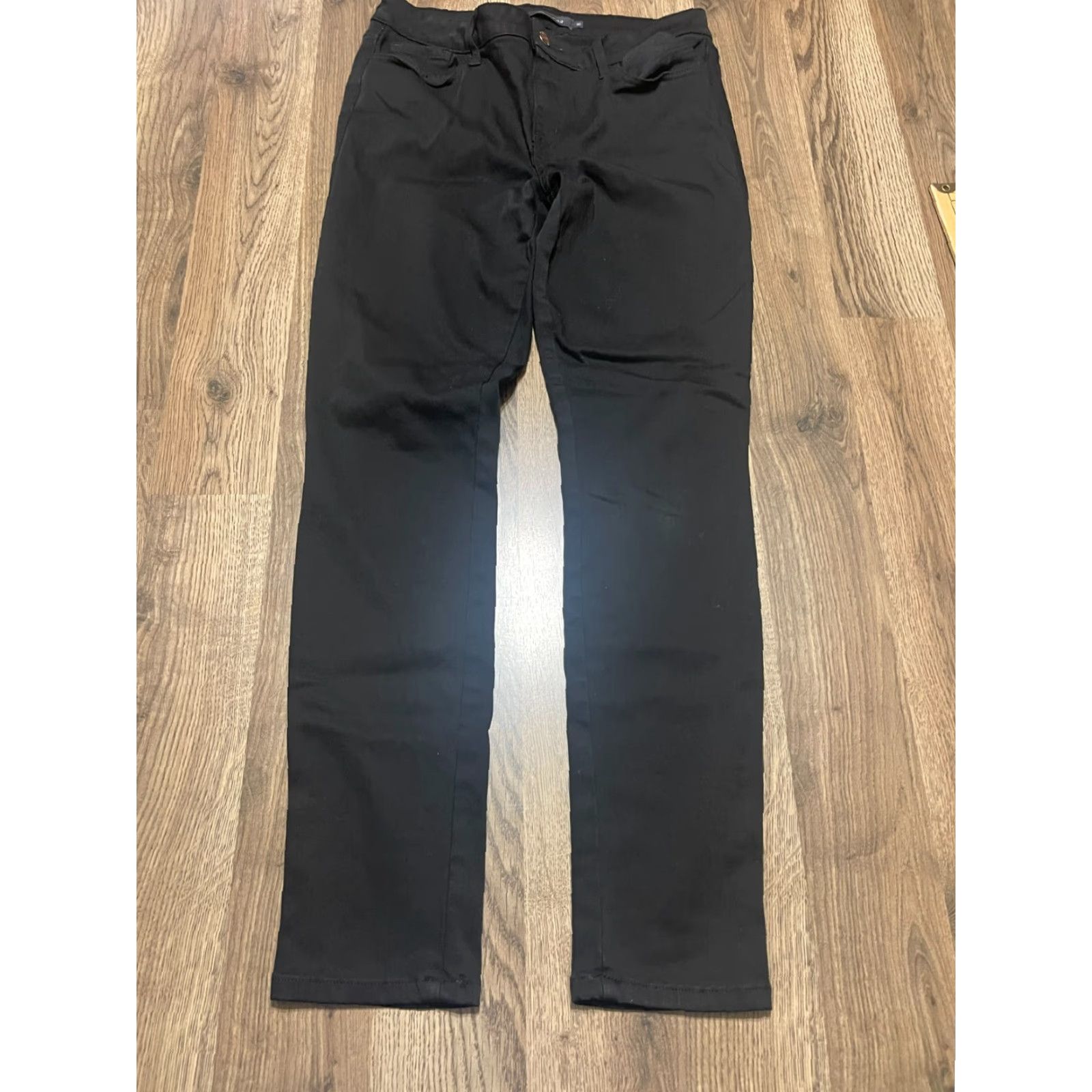 Vintage Level 99 Jeans Women's 30 Black Skinny Pockets Denim Regular Level 99 Womens Jeans Size 30 Black Skinny Pockets Size 30" / US 8 / IT 44 - 2 Thumbnail