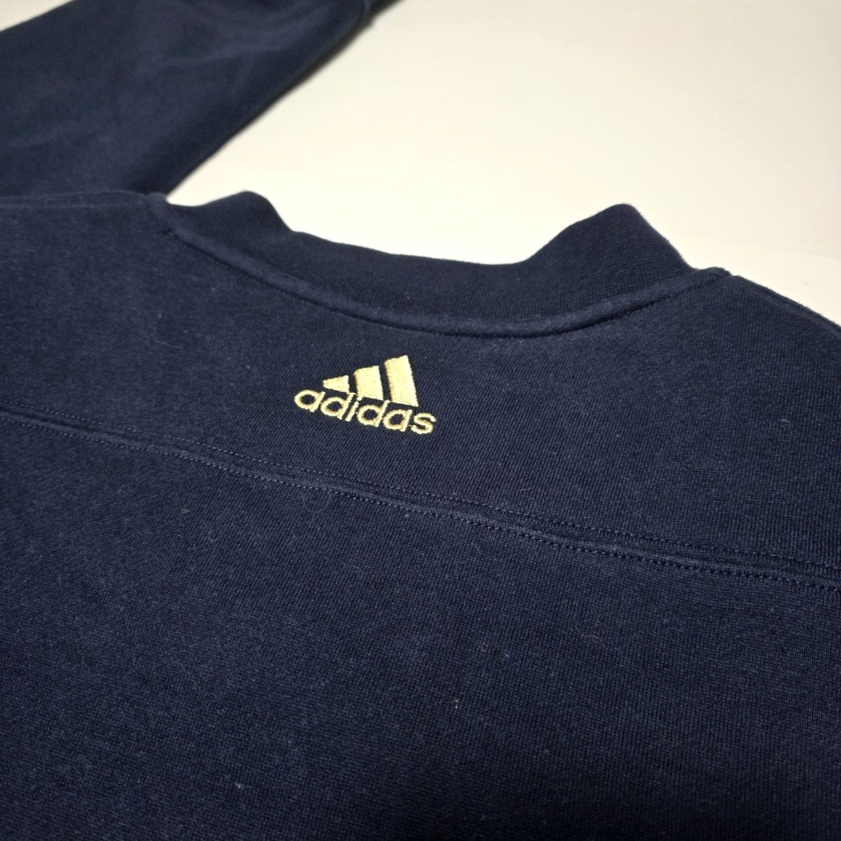 Adidas VINTAGE Notre Dame Fighting Irish Adidas Spellout Crewneck Men's Small Blue Heavyweight Crew Neck Pullover Sweatshirt Long Sleeve Size US S / EU 44-46 / 1 - 7 Thumbnail