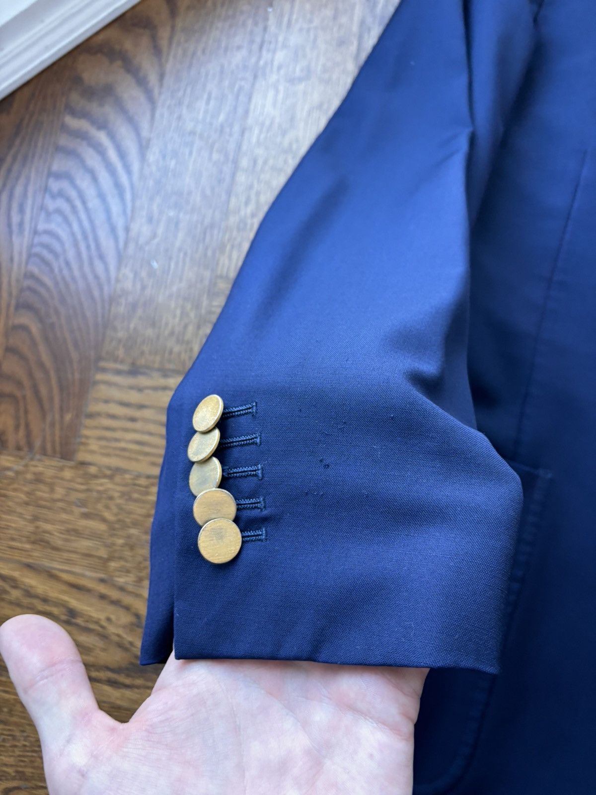 Designer × Gucci Gucci Store Employee Jacket Gucci Blazer Lapel Wool Mohair Size M / US 6-8 / IT 42-44 - 8 Thumbnail