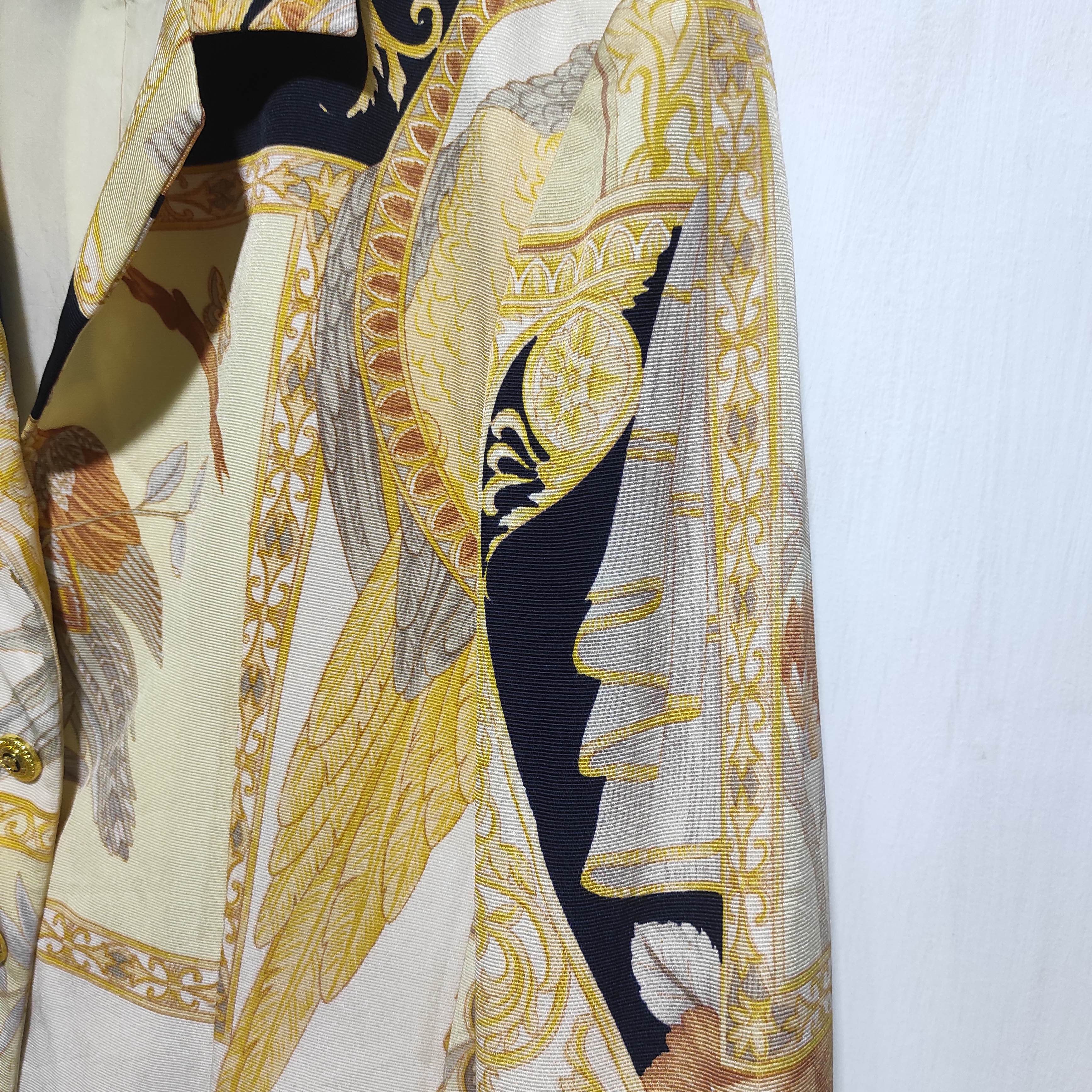 Versace Versace Jeans Couture Baroque print Blazer Jacket Size M / US 6-8 / IT 42-44 - 9 Thumbnail