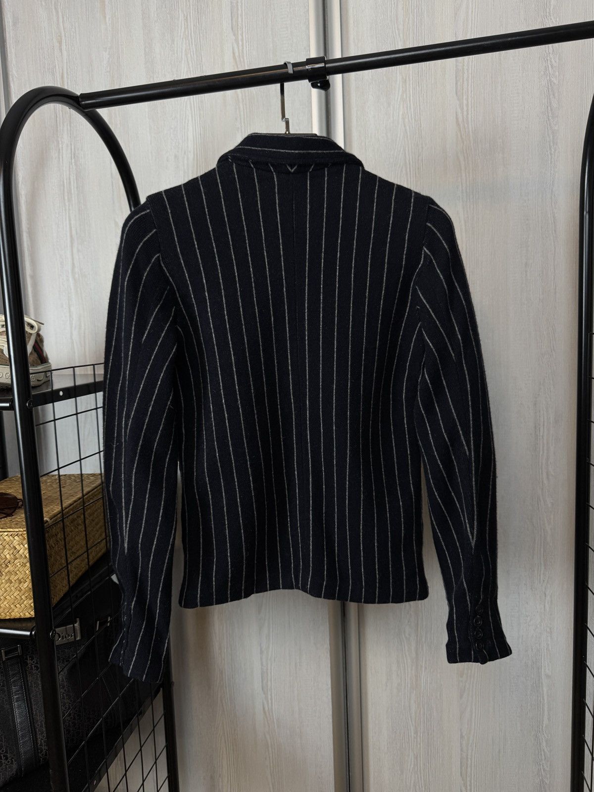 Ralph Lauren Ralph Lauren wool cashmere striped stretch blazer Size S / US 4 / IT 40 - 9 Thumbnail