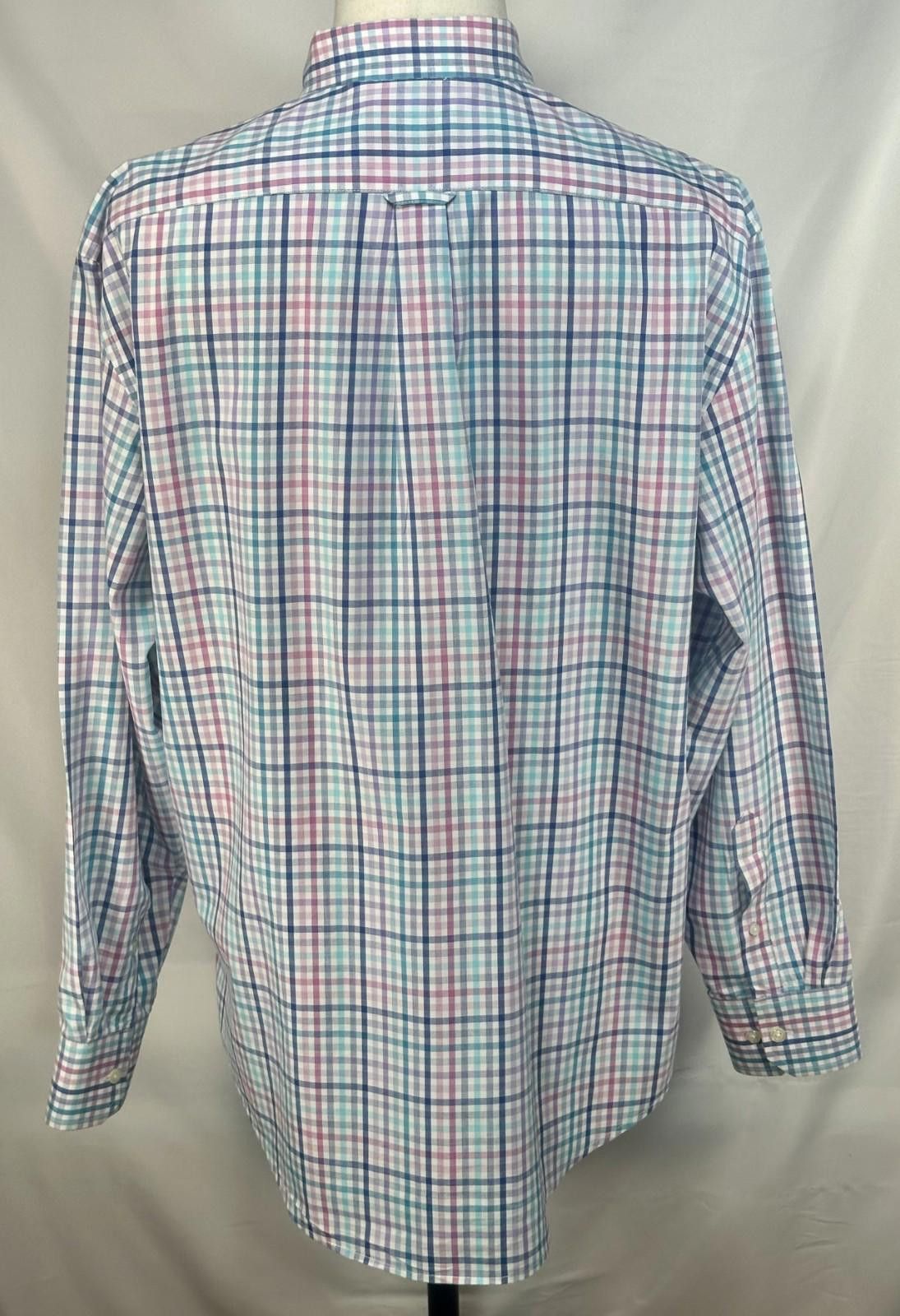 Izod Izod Premium Essentials Oxford Button Up Multicolored Mens L Size US L / EU 52-54 / 3 - 2 Thumbnail