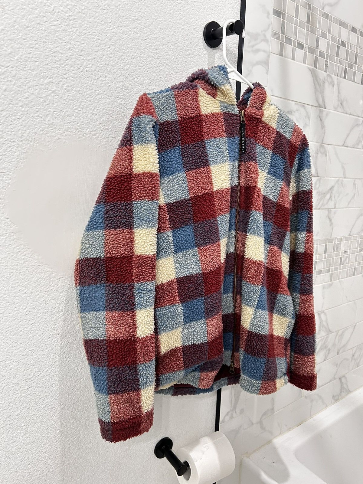Issey Miyake Issey Miyake Né-Net Plaid Bear Fleece Hoodie Size US M / EU 48-50 / 2 - 1 Preview