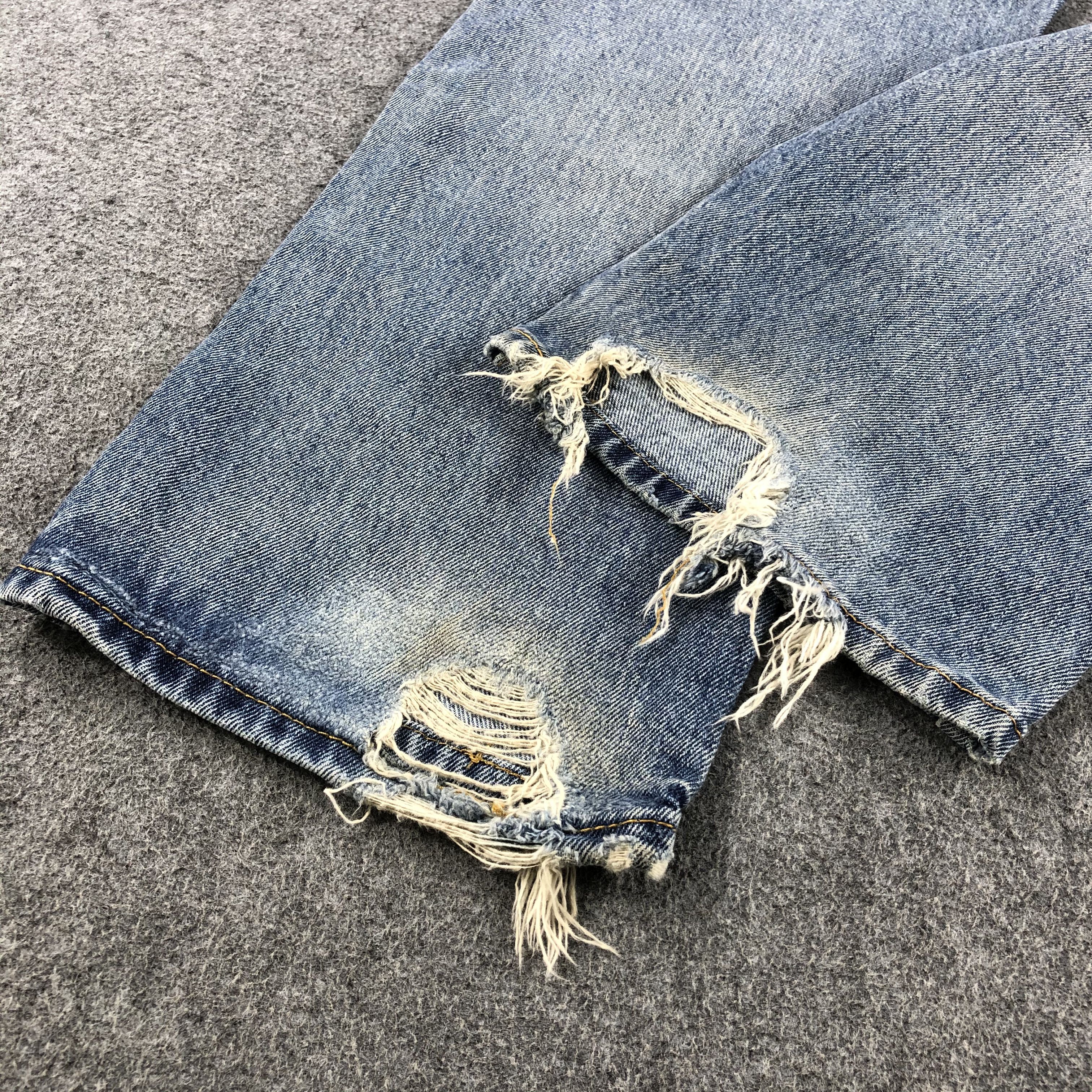 Levi's Vintage Blue Wash Levis 505 Jeans-J2261 Size US 38 / EU 54 - 6 Thumbnail