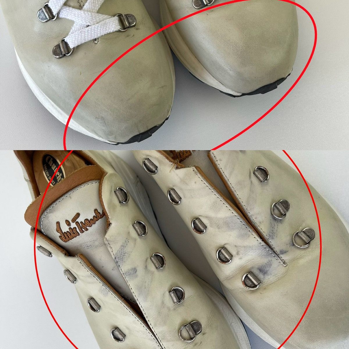 Other Luis Trenker Laether Vibram Platform Sneakers Grey/White Size US 9 / EU 42 - 13 Thumbnail