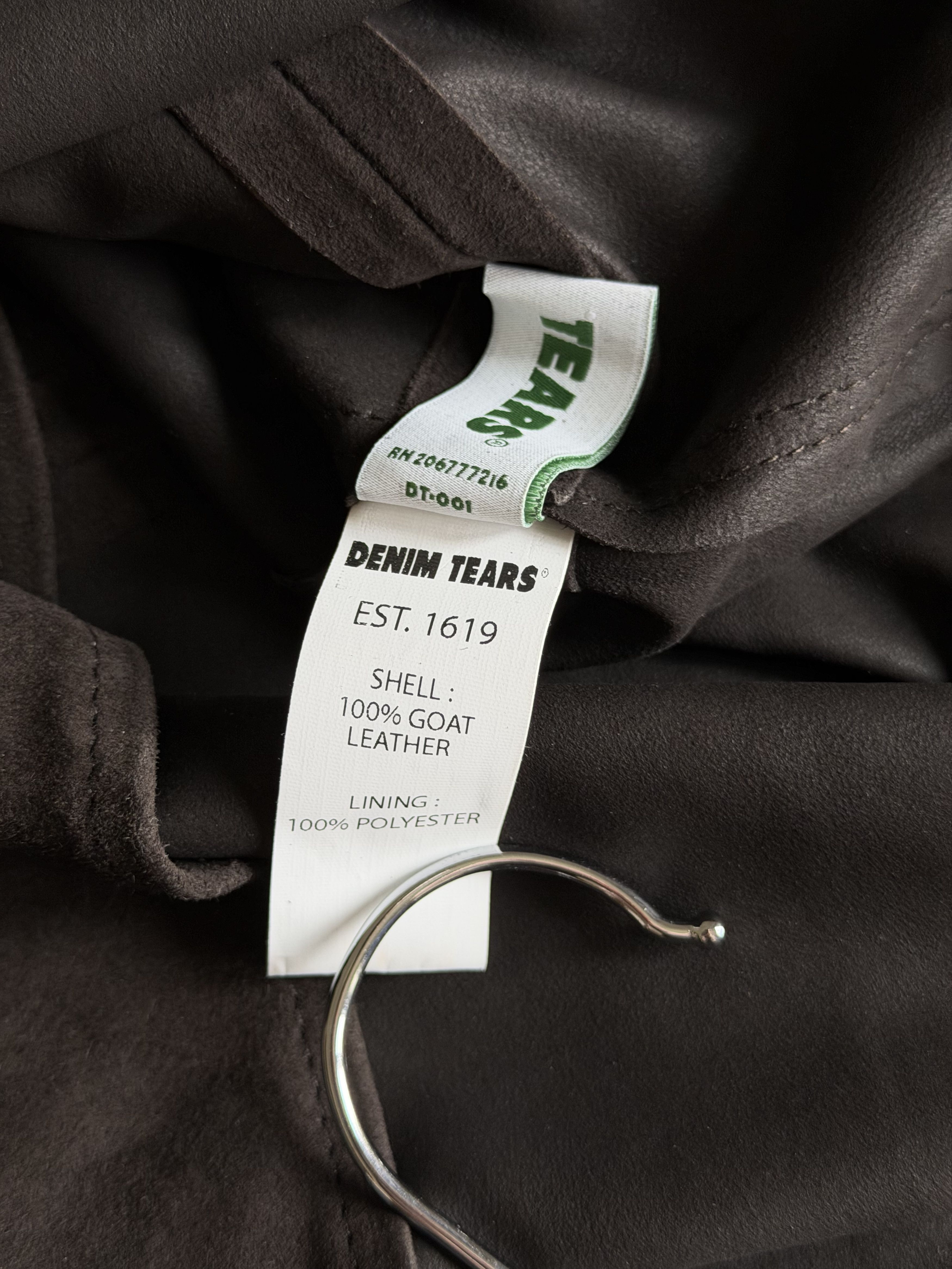 DENIM TEARS Denim Tears Suede Shirt in Coffee Brown Size US L / EU 52-54 / 3 - 10 Thumbnail