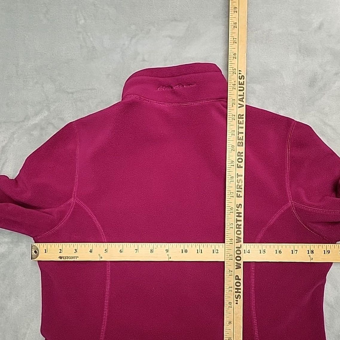 Eddie Bauer Eddie Bauer Sweater Jacket Womens M Fuchsia Full Zip Fleece 100% Polyester Windbreaker Casual Womens Size M / US 6-8 / IT 42-44 - 8 Thumbnail