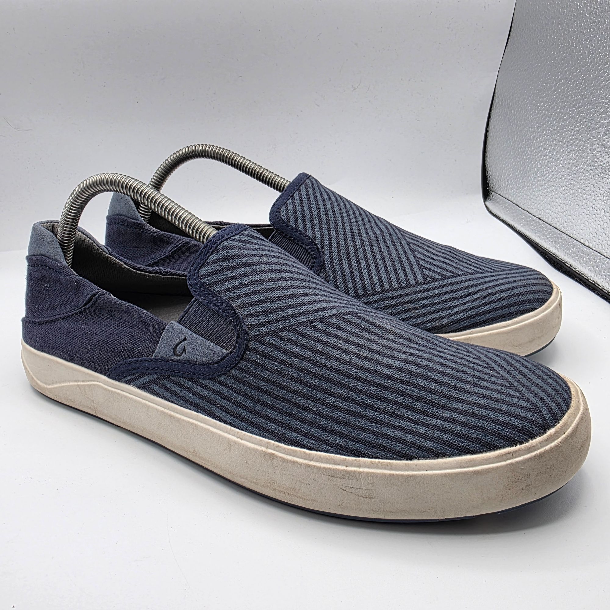 Olukai Lae'ahi Lole Mens Size 9.5 Blue Slip On Sneaker Shoes