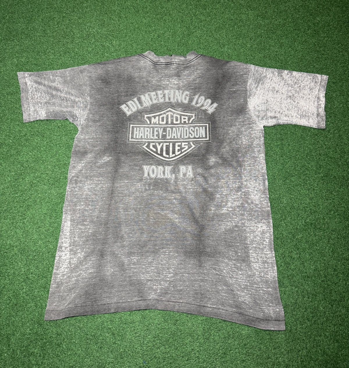 Harley Davidson Vtg 90s Harley Davidson Sterling Software THIN RARE T Shirt Size US L / EU 52-54 / 3 - 6 Thumbnail
