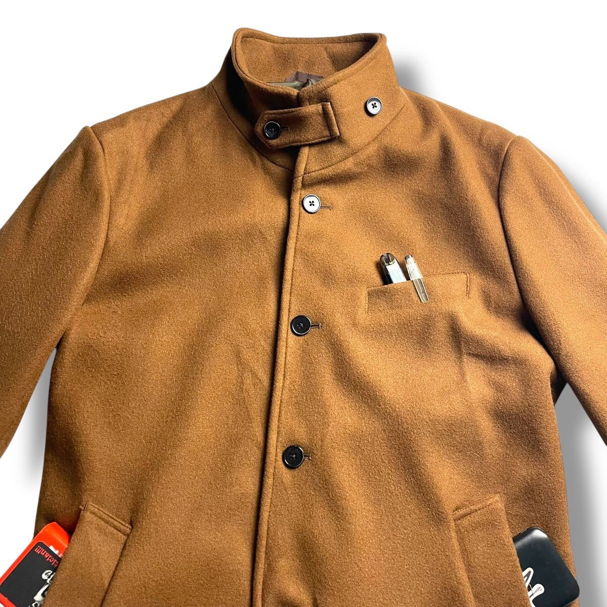 Melrose MEN'S MELROSE BUTTON UP COAT JACKET Size US L / EU 52-54 / 3 - 3 Thumbnail