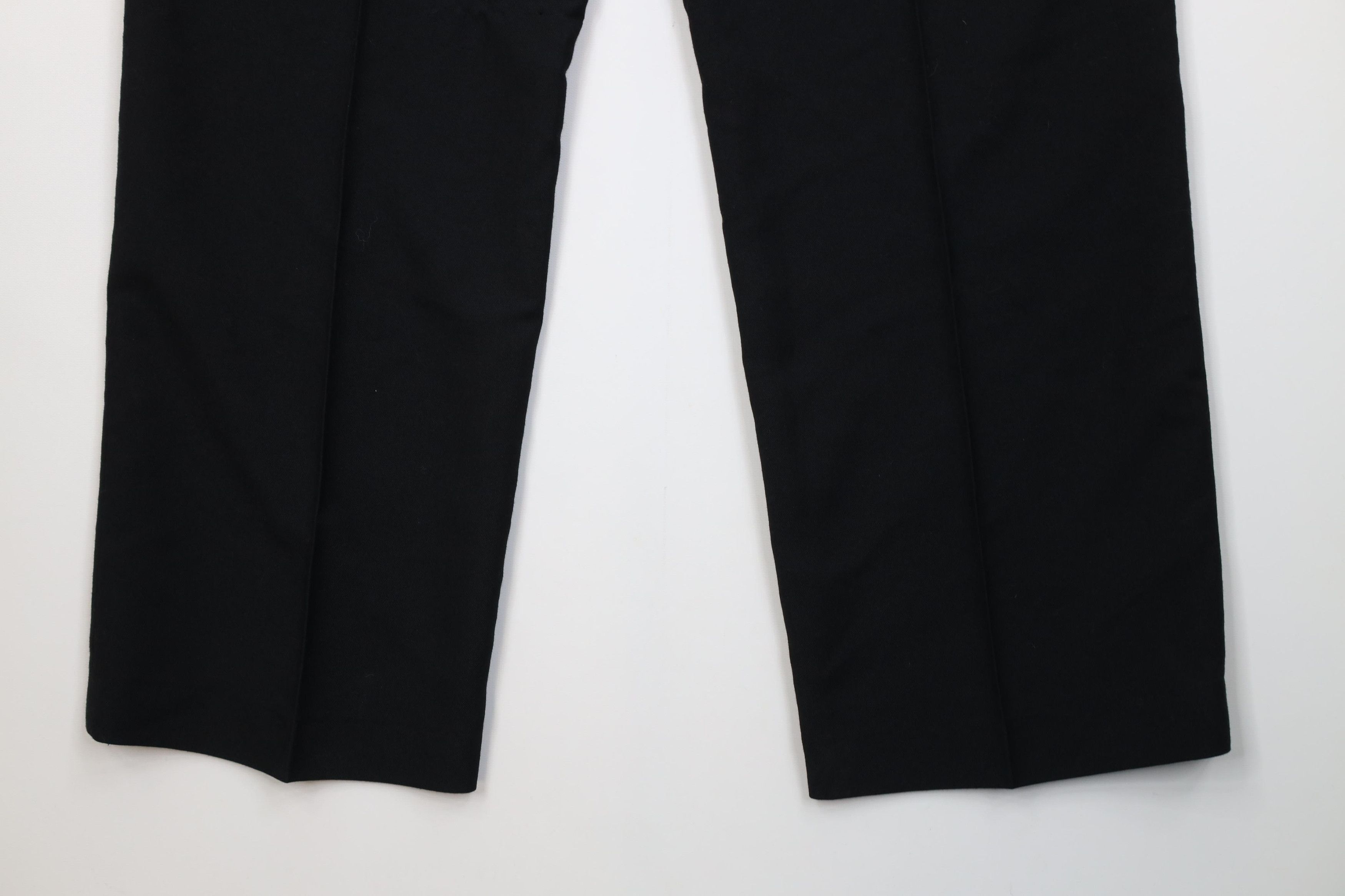 Vintage Vintage 70s Streetwear Knit Wide Leg Chino Pants Black USA Size US 38 / EU 54 - 13 Thumbnail