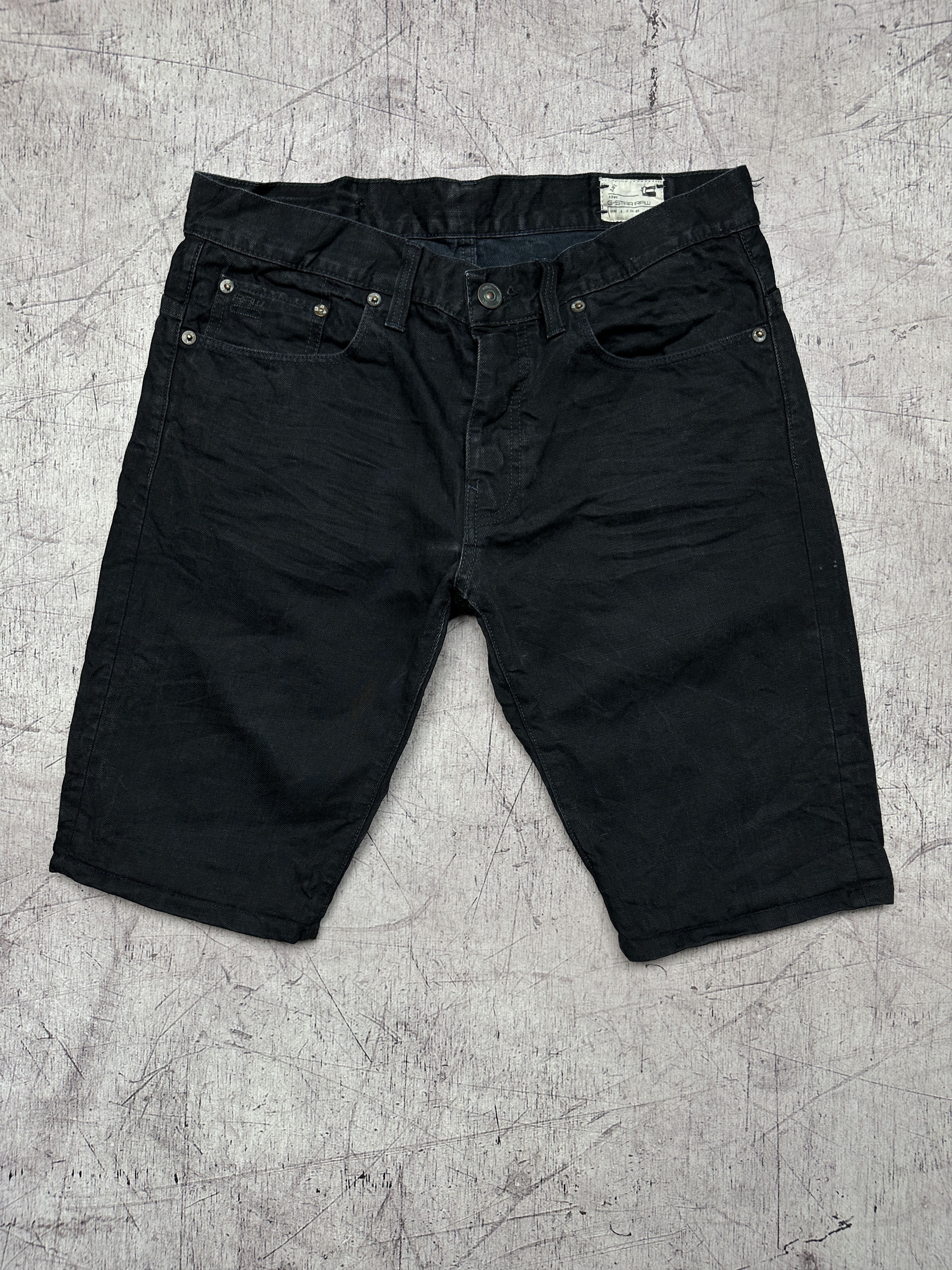 G-Star G Star Raw Mens 3301 Slim Denim Shorts Cropped Pants Size US 33 - 1 Thumbnail