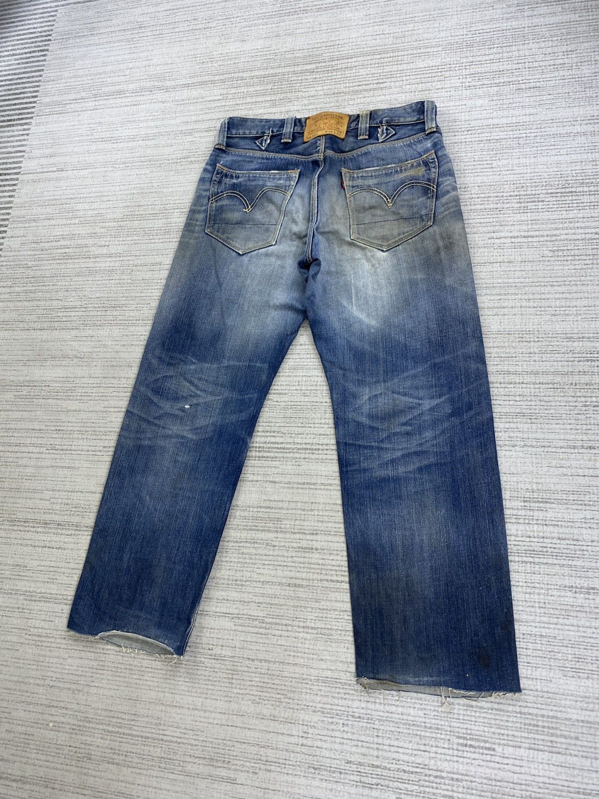 Levi's Vintage Levis Classic 503 Distressed Denim Jeans Size US 34 / EU 50 - 10 Thumbnail