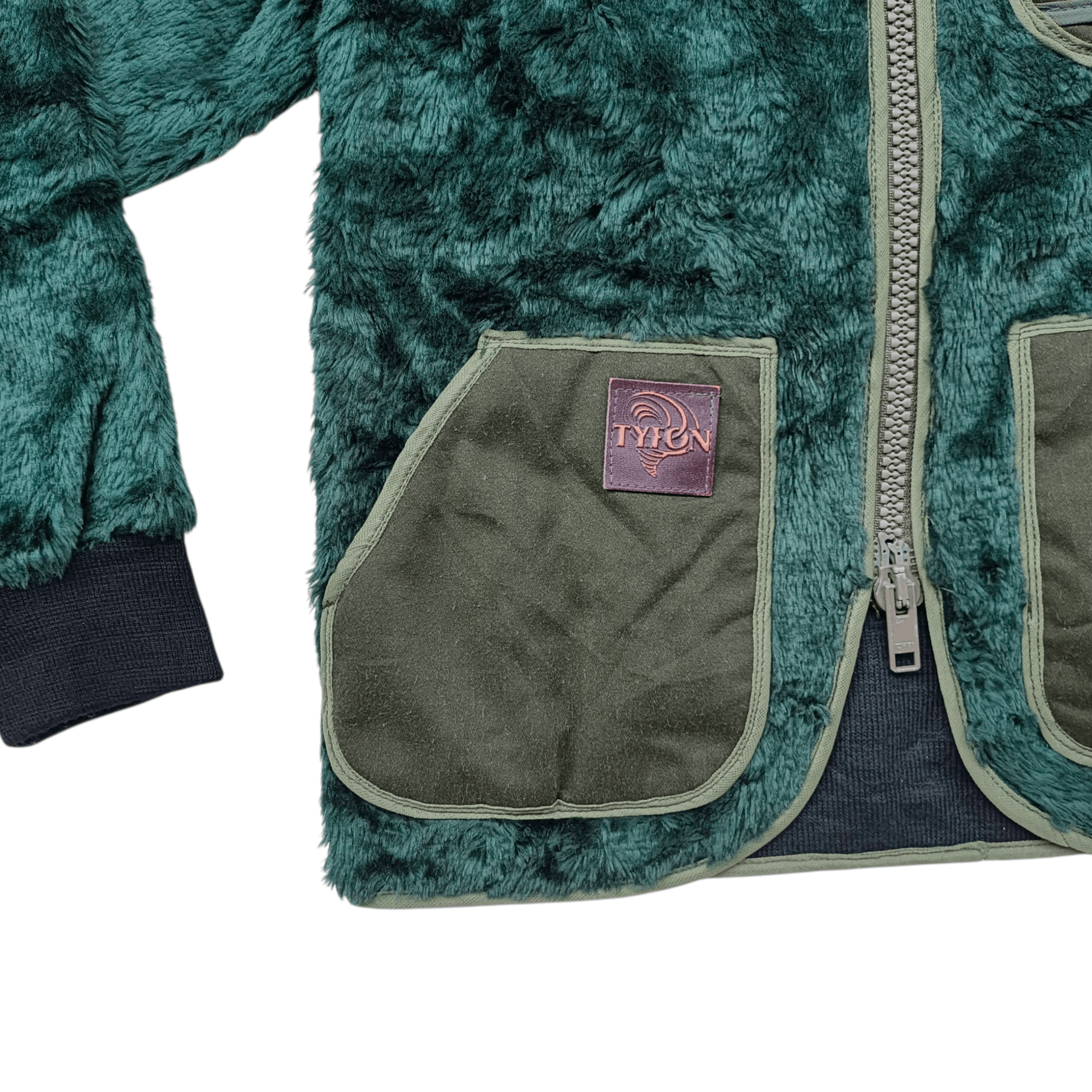 Vintage Vintage Tyfon Sweden Hunting Fleece Jacket Size US XXS / EU 40 - 4 Thumbnail