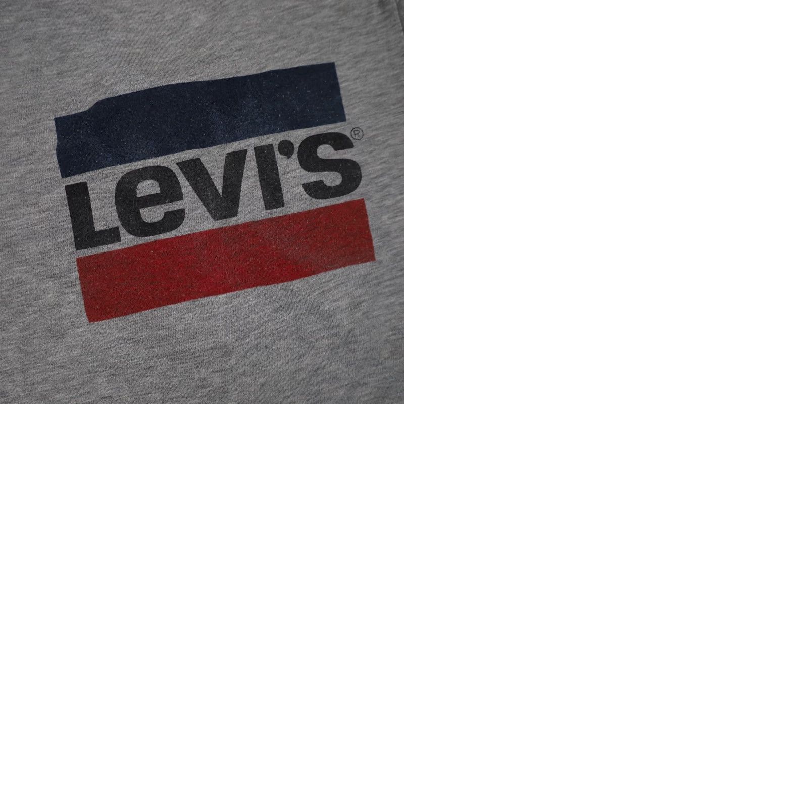 Vintage VINTAGE Levis 1980 USA Olympics Graphic T Shirt Shirt Men M Gray 1980s Mens Size US M / EU 48-50 / 2 - 9 Thumbnail