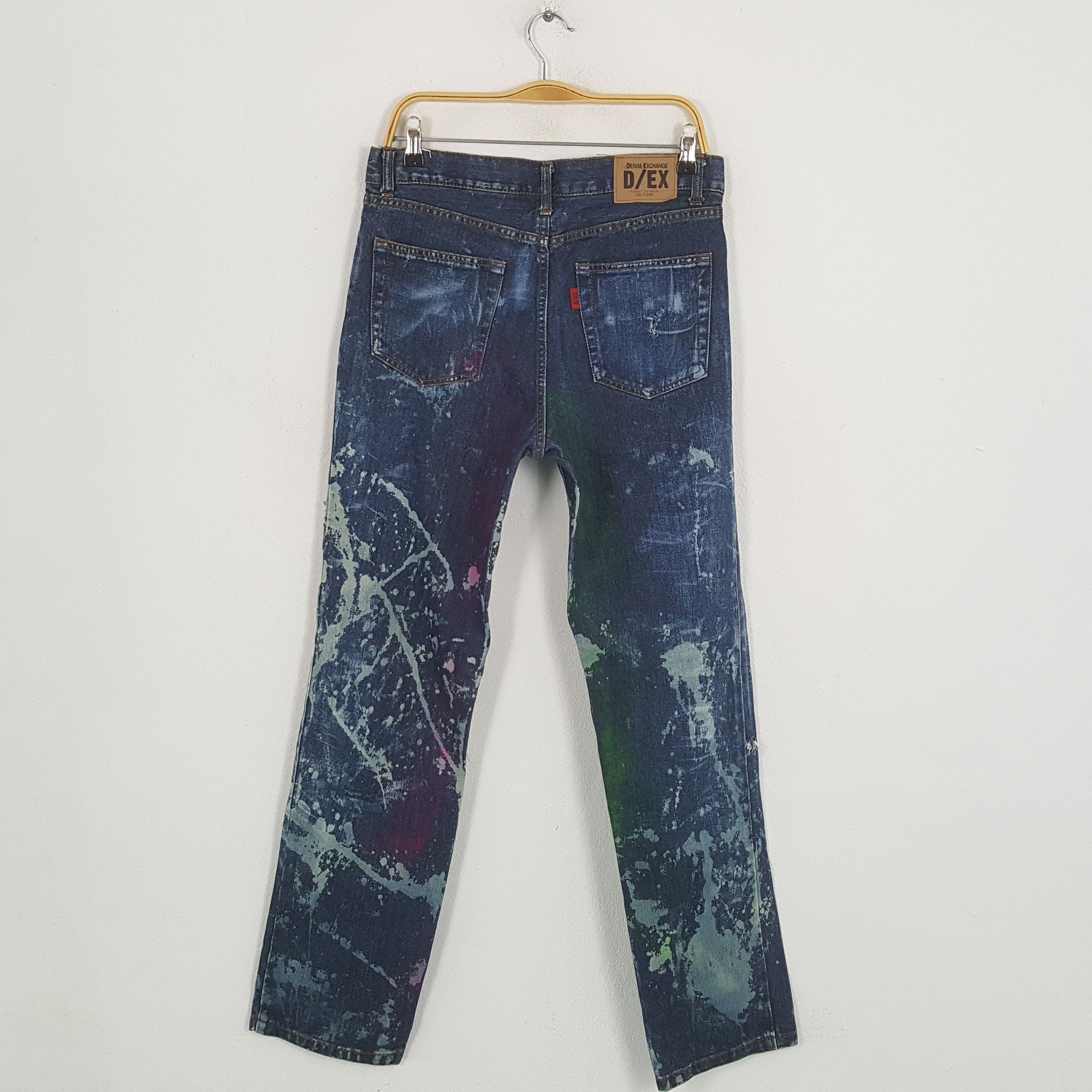 Japanese Brand × Vintage Vintage DENIM EXCHANGE Japanese Brand Distressed Jeans Size US 32 / EU 48 - 4 Thumbnail