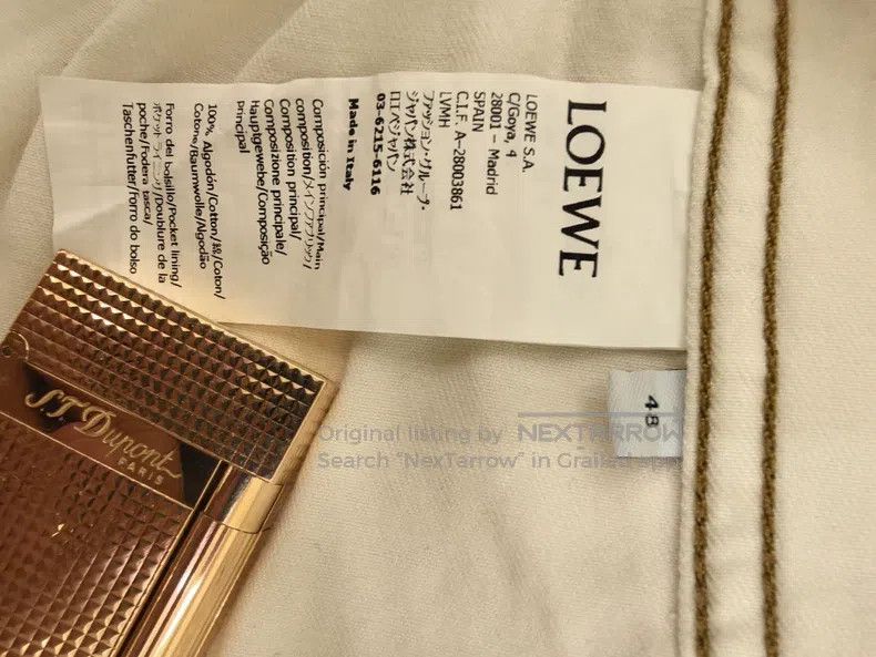 Loewe Loewe Off-white shirt jacket Size US M / EU 48-50 / 2 - 6 Thumbnail