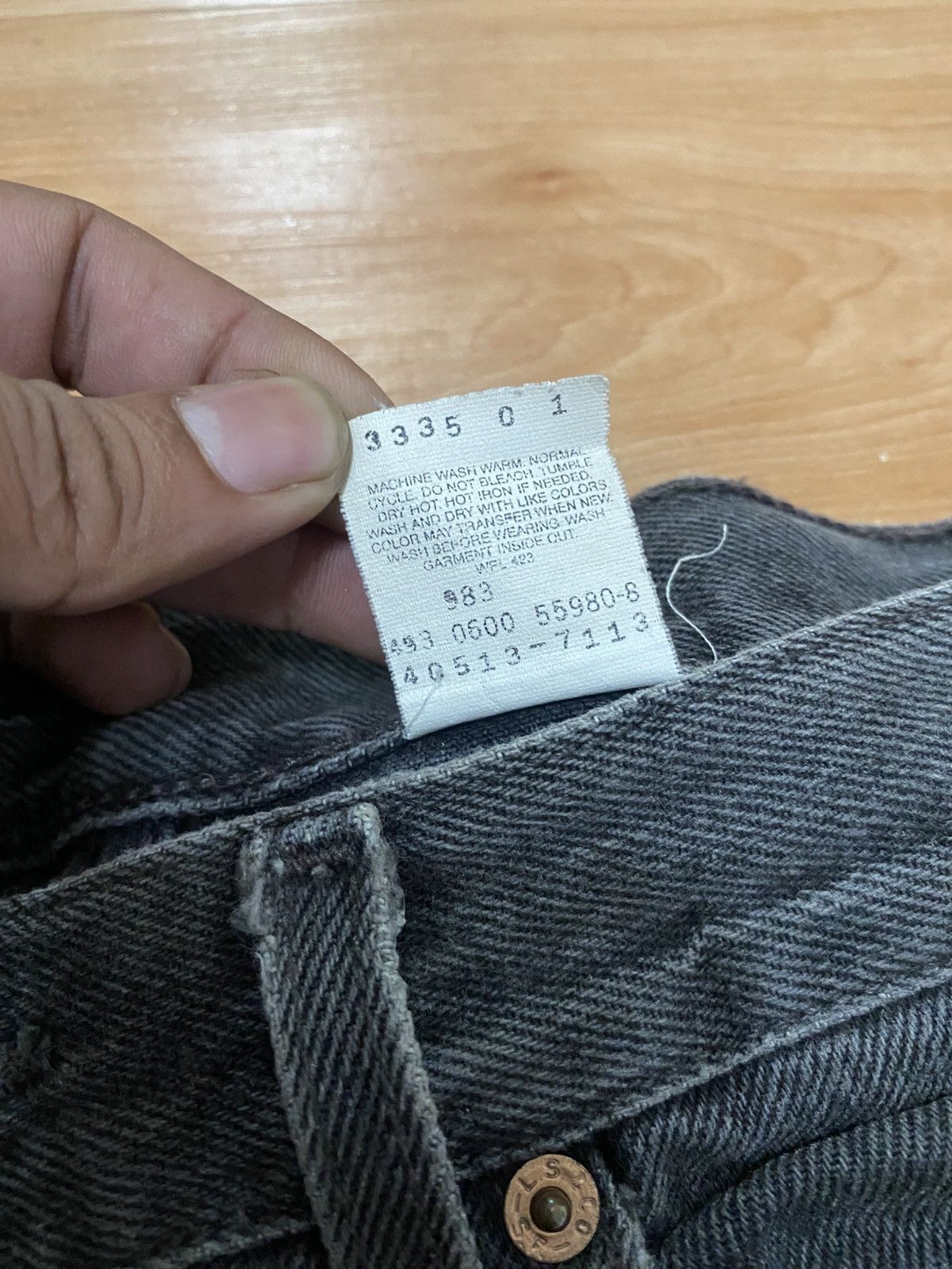 Levi's Vintage levis 517 black bootcut style distressed denim Size US 30 / EU 46 - 11 Thumbnail