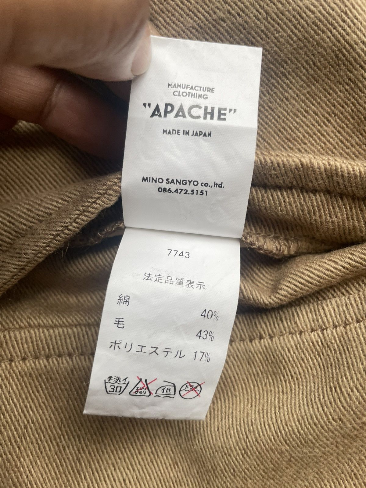 Japanese Brand Apache Wool Trouser Size US 30 / EU 46 - 13 Thumbnail
