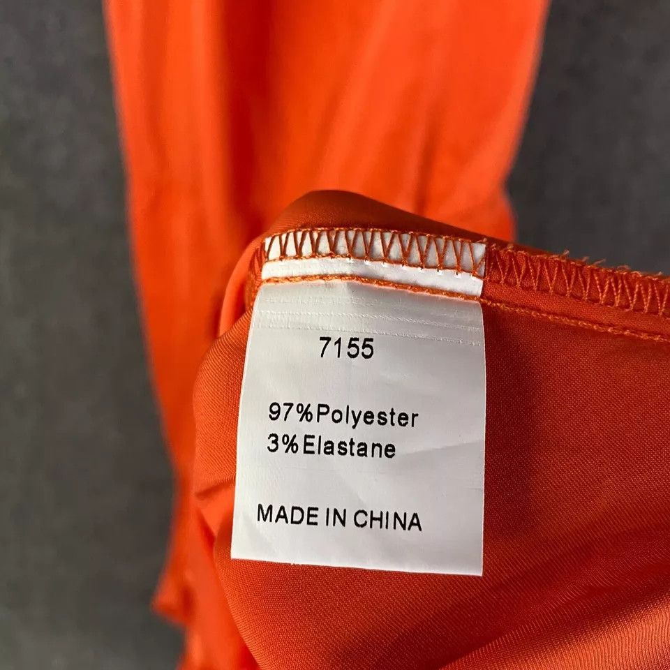 Other Pretty Garden Dress Women's XXL Sleeveless Orange NWT Size XXL / US 16-18 / IT 52-54 - 6 Thumbnail