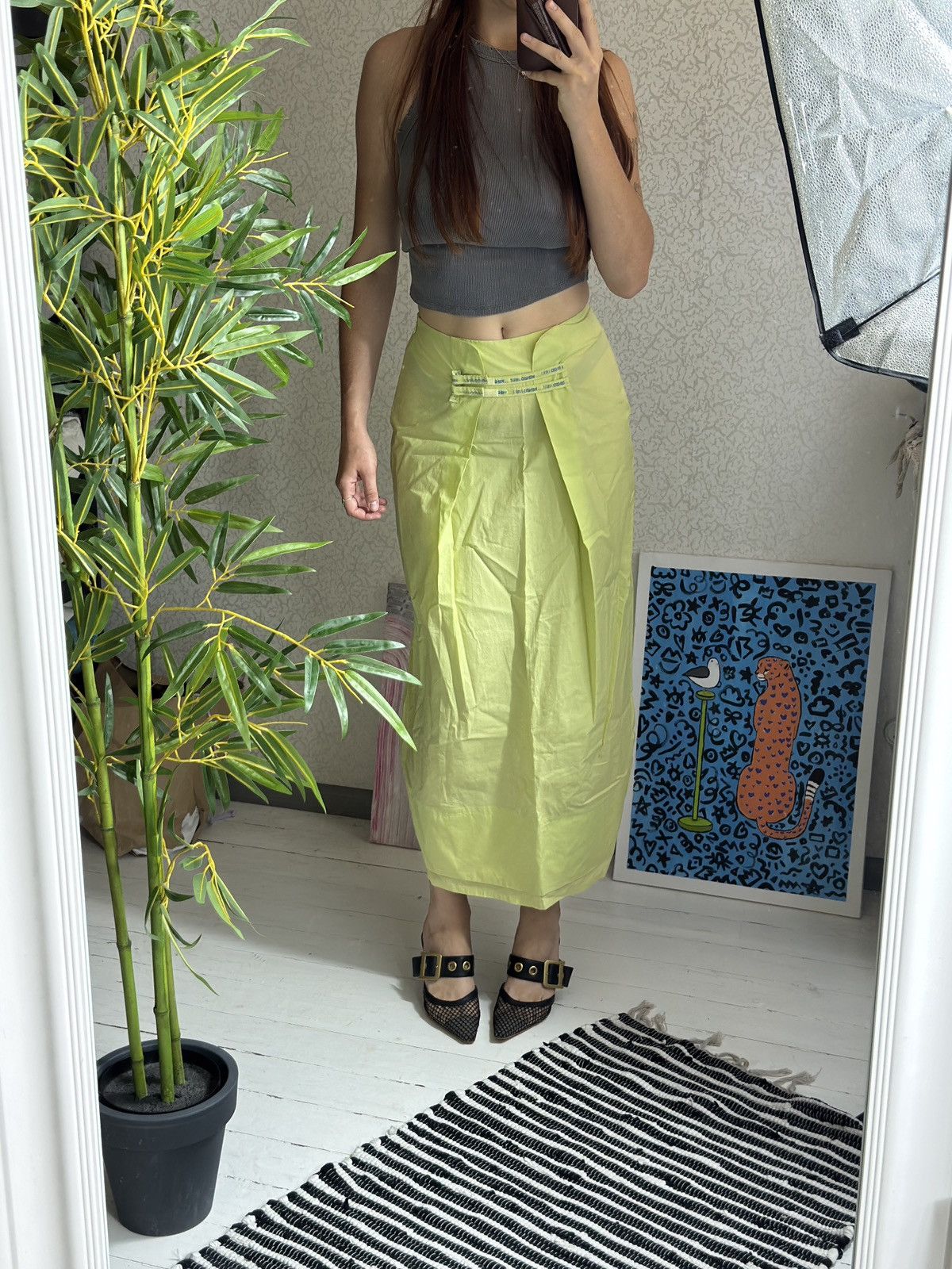 Kenzo VINTAGE KENZO 2000s BALLOON STYLE MAXI SKIRT Size 27" / US 4 / IT 40 - 2 Thumbnail