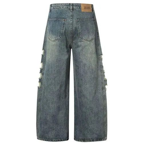 VIBE Distressed Baggy Wide Leg Jeans Size US 30 / EU 46 - 3 Thumbnail