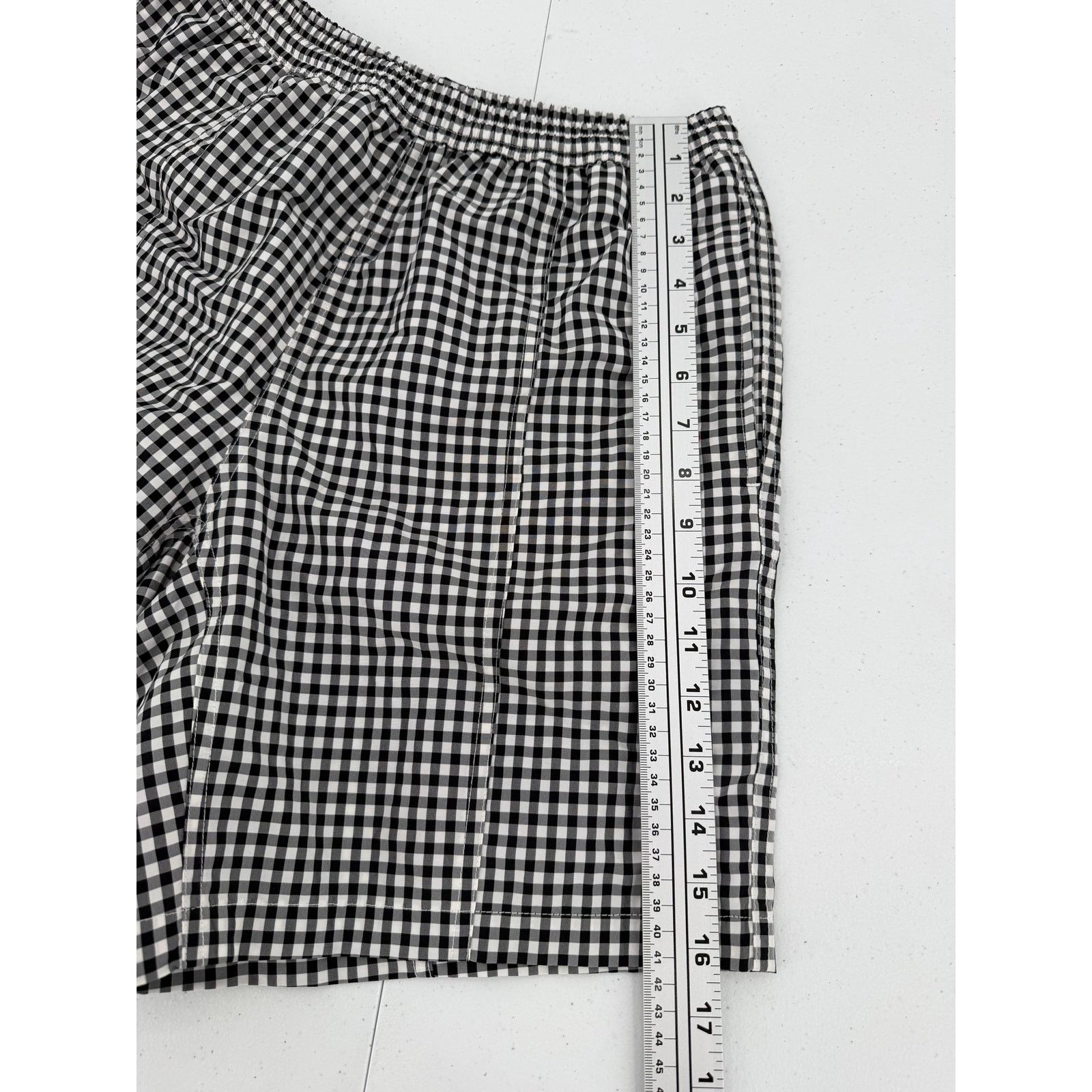 AMI NWT AMI Men's Gingham Small Heart Black/Noir Swim Shorts Size US 29 - 14 Thumbnail