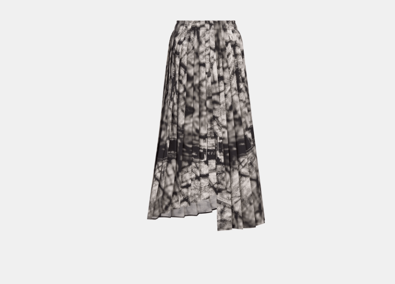 Dior o1w1db11225 421J47 Midi Skirt in Black Size 30" / US 8 / IT 44 - 1 Thumbnail