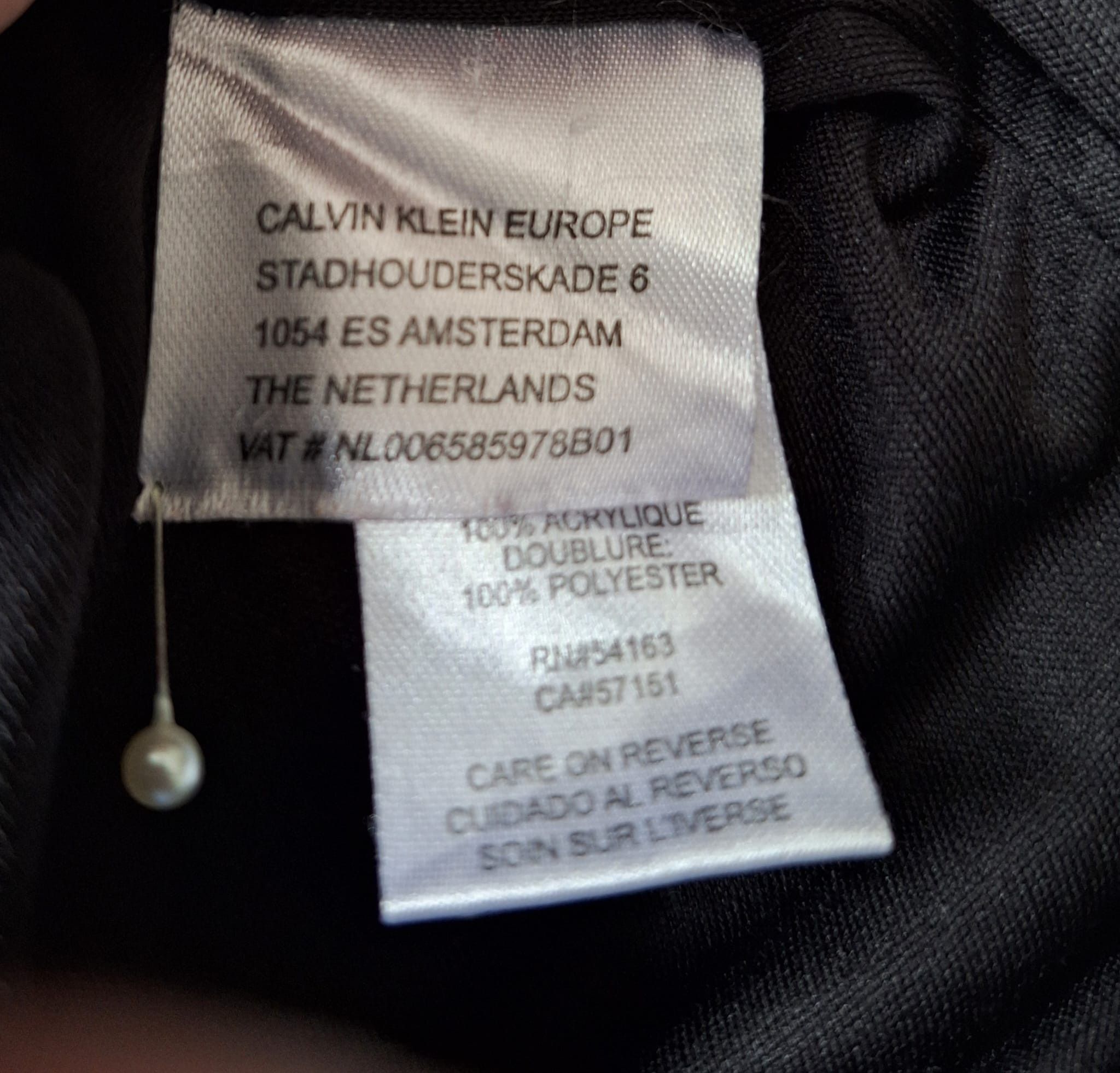 Calvin Klein Calvin Klein Black Knit Fringe Dress S Size S / US 4 / IT 40 - 3 Thumbnail