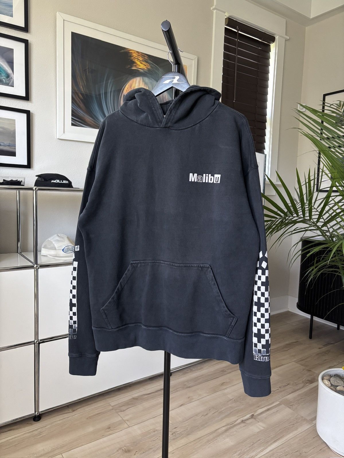Rhude RHUDE MALIBU RACING WASHED HOODIE Size US M / EU 48-50 / 2 - 7 Thumbnail
