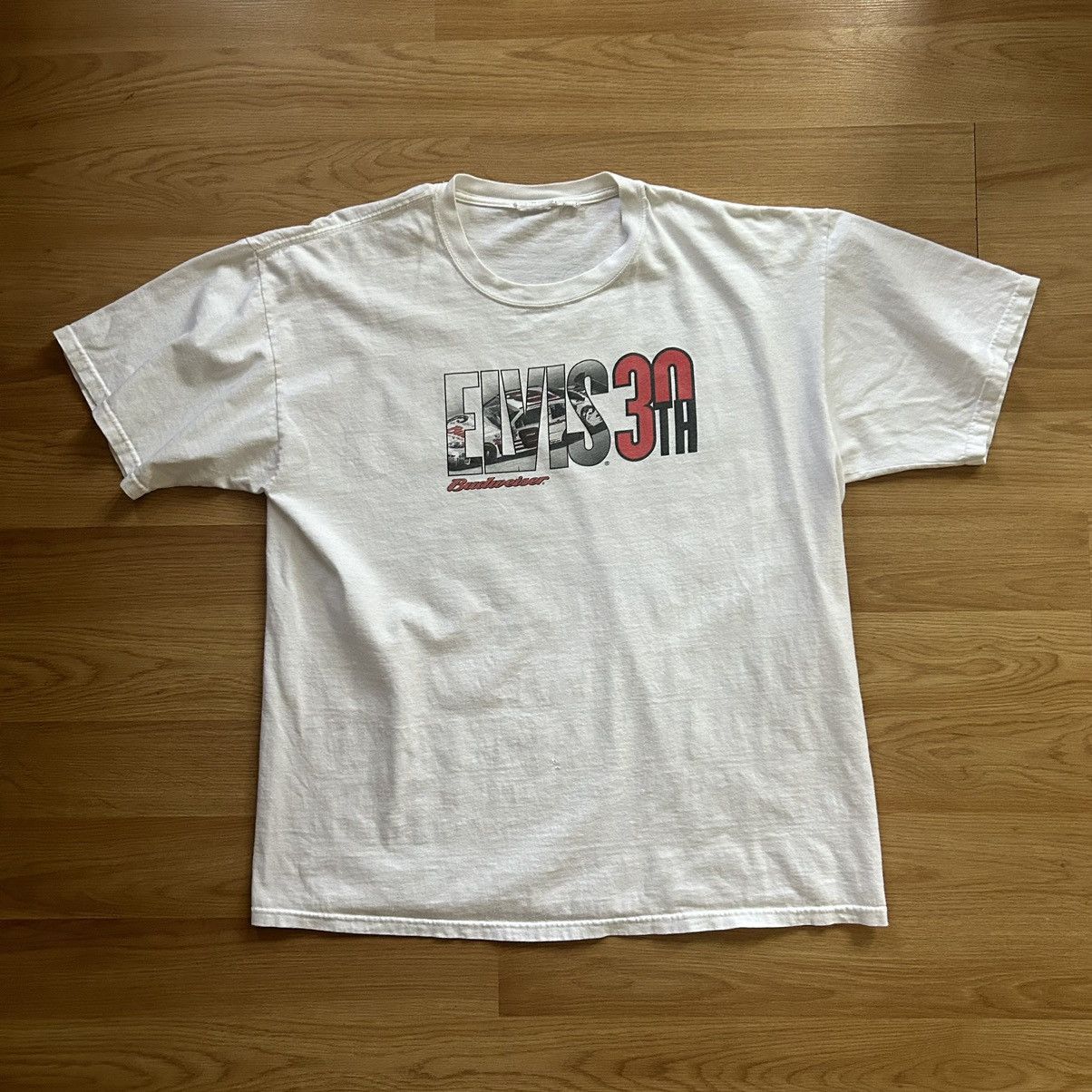NASCAR VINTAGE NASCAR ELVIS T SHIRT Size US XL / EU 56 / 4 - 1 Thumbnail