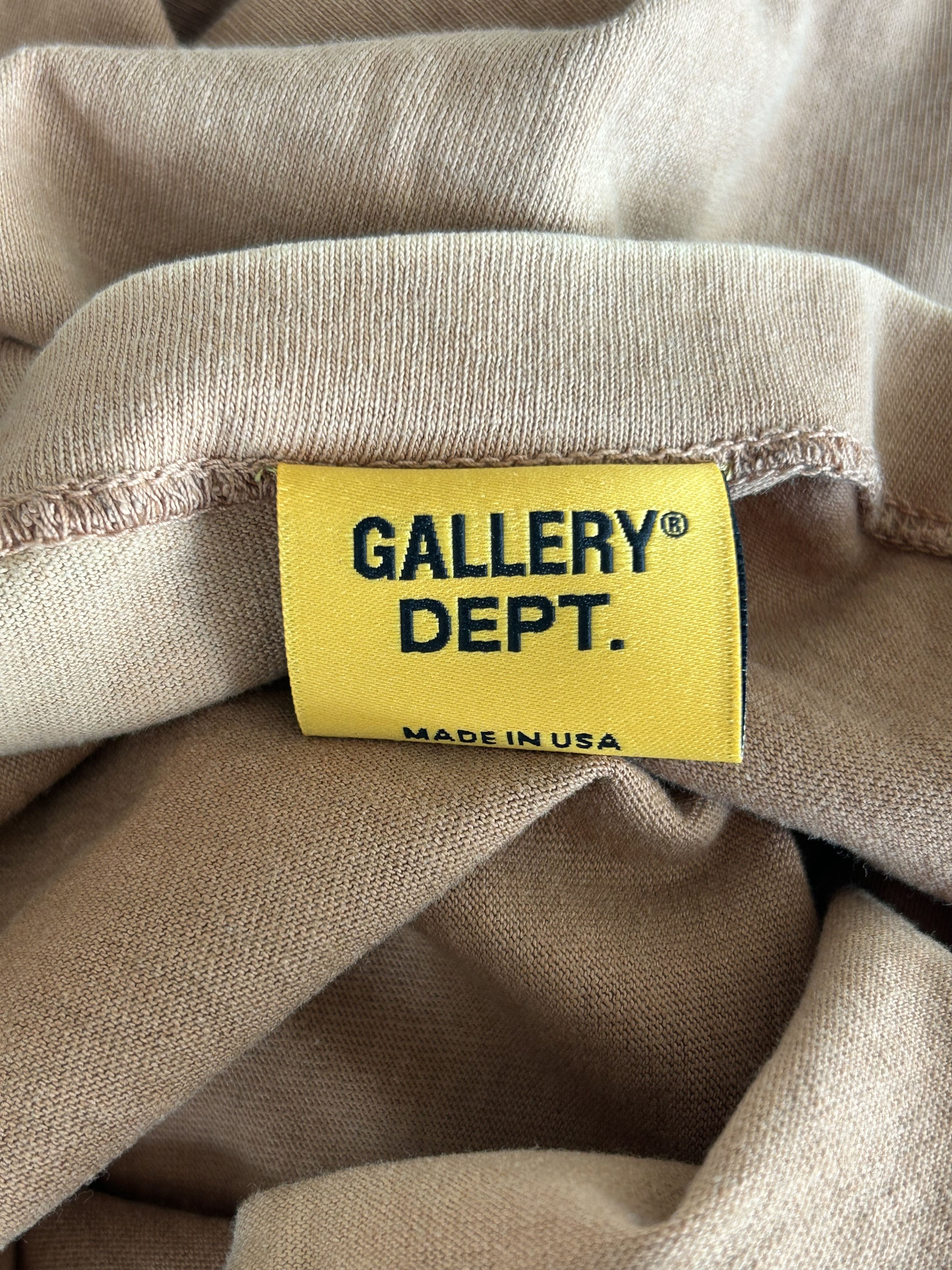 Gallery Dept. Gallery Dept Faded Brown & White Logo Longsleeve T-Shirt Size US XS / EU 42 / 0 - 4 Thumbnail
