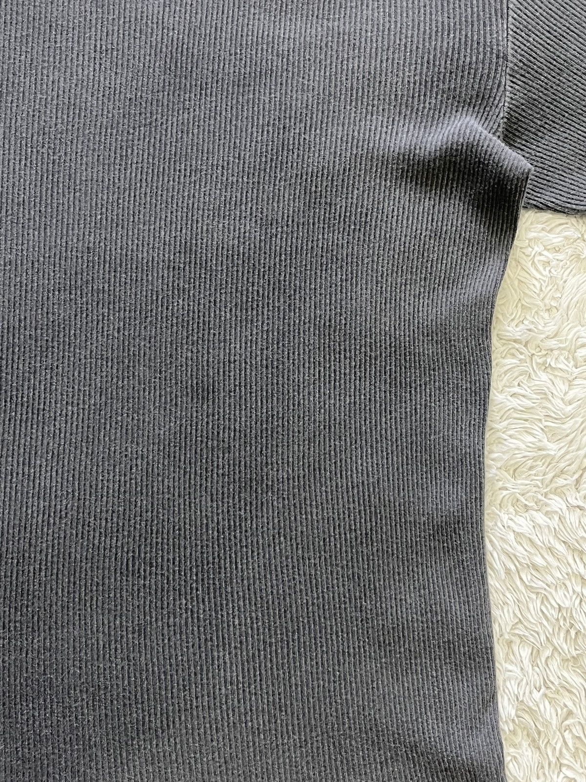 Raf Simons raf simons SS04 black faded ribbed tee Size US L / EU 52-54 / 3 - 7 Thumbnail