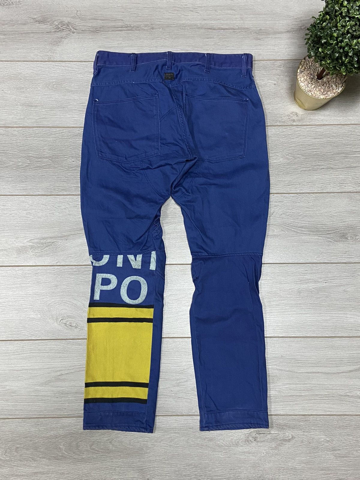 G-Star × Pharrell G Star Pharrell Williams over print big logo pants Size US 34 / EU 50 - 4 Thumbnail