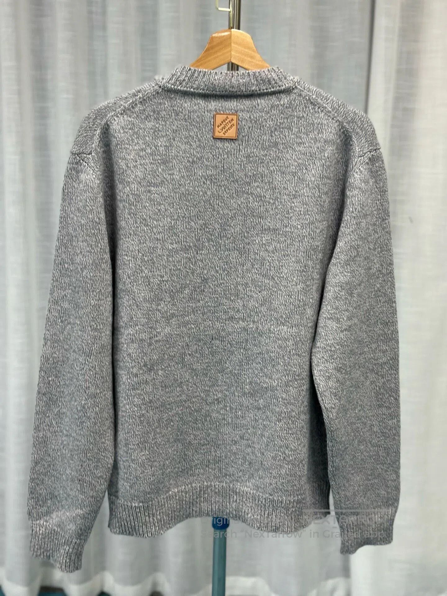 Louis Vuitton Louis Vuitton Gray Fox Patterned Knit Sweater. Size US M / EU 48-50 / 2 - 3 Thumbnail