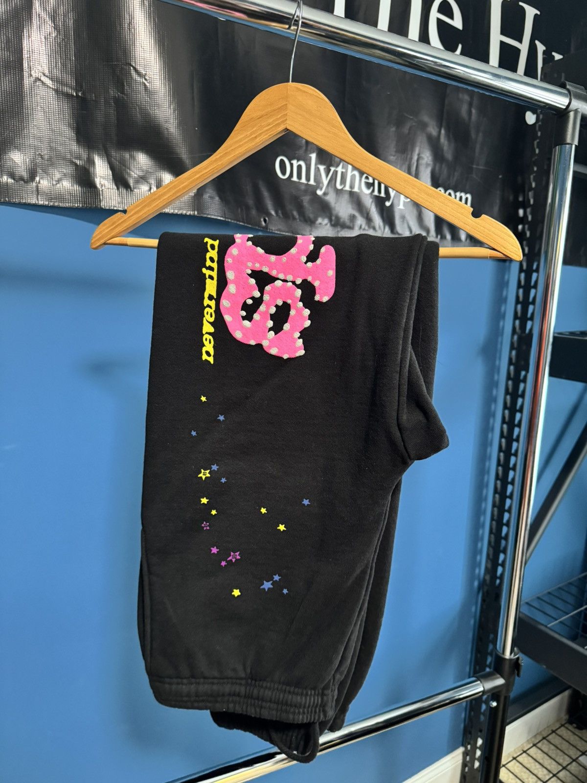 Sp5der Sp5der pink v2 sweatpants Size US 32 / EU 48 - 3 Thumbnail