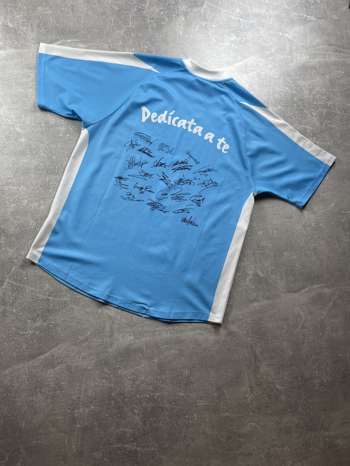 Puma Vintage S.S. Lazio Puma Jersey Dedicata a Te Autograph Shirt Size US M / EU 48-50 / 2 - 2 Thumbnail