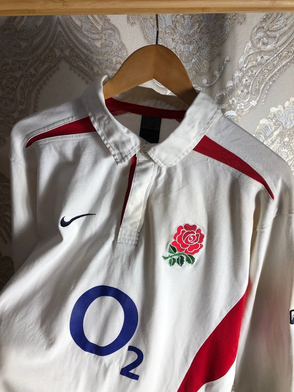 Nike × Vintage VERY RARE NIKE ENGLAND RETRO RUGBY JERSEY BLOKECORE Y2K 90s Size US XXL / EU 58 / 5 - 4 Thumbnail