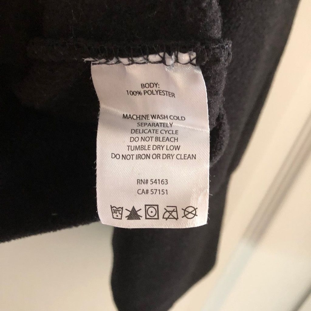 Calvin Klein Black fleece jacket by Calvin Klein medium Size M / US 6-8 / IT 42-44 - 7 Thumbnail