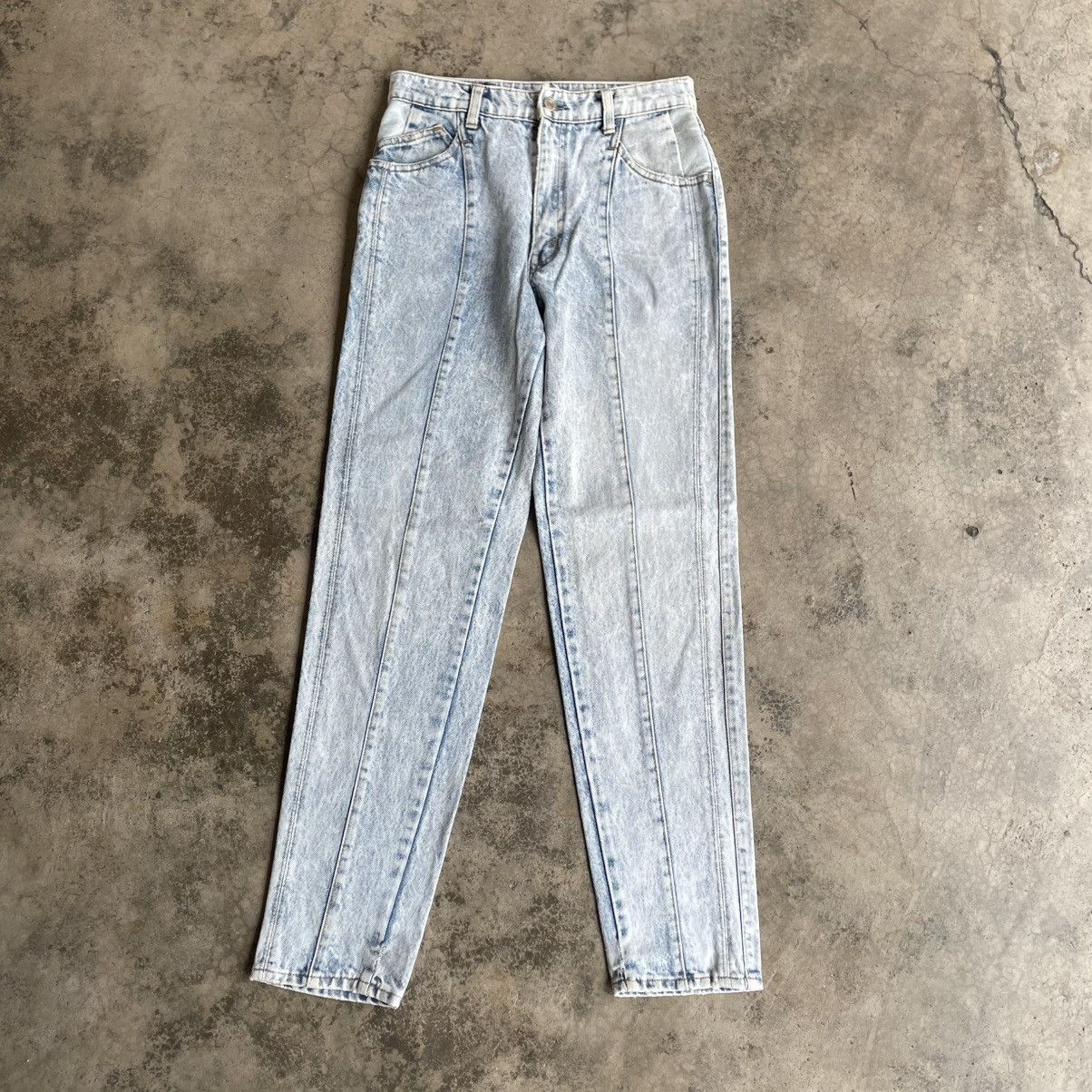 Big John 🔥80s Big John Blend Stoned Washed Distress Denim Jeans Size US 28 / EU 44 - 1 Thumbnail