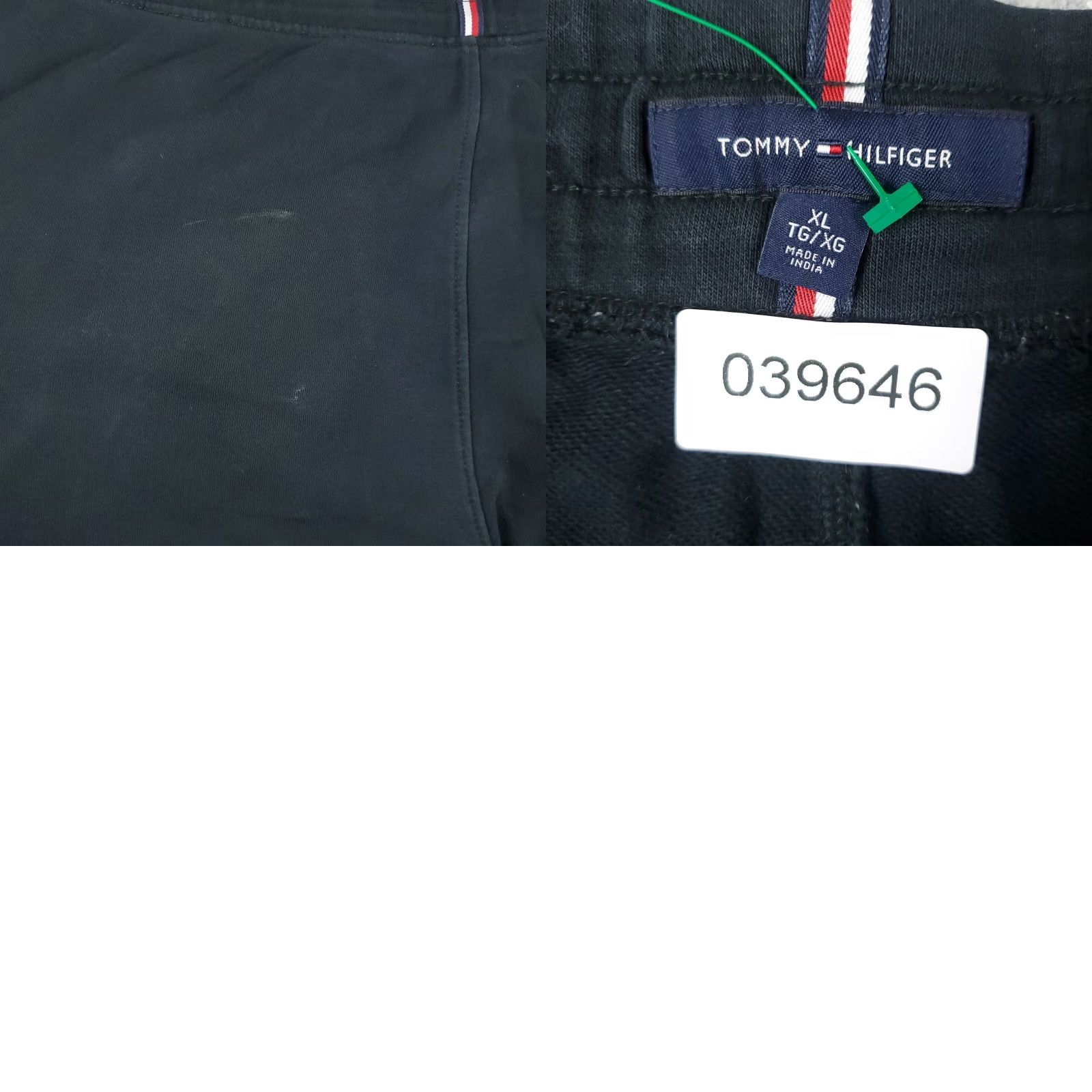 Tommy Hilfiger Tommy Hilfiger Shorts Mens XL Black Lace Tie Sweat Shorts Size US 36 / EU 52 - 8 Thumbnail