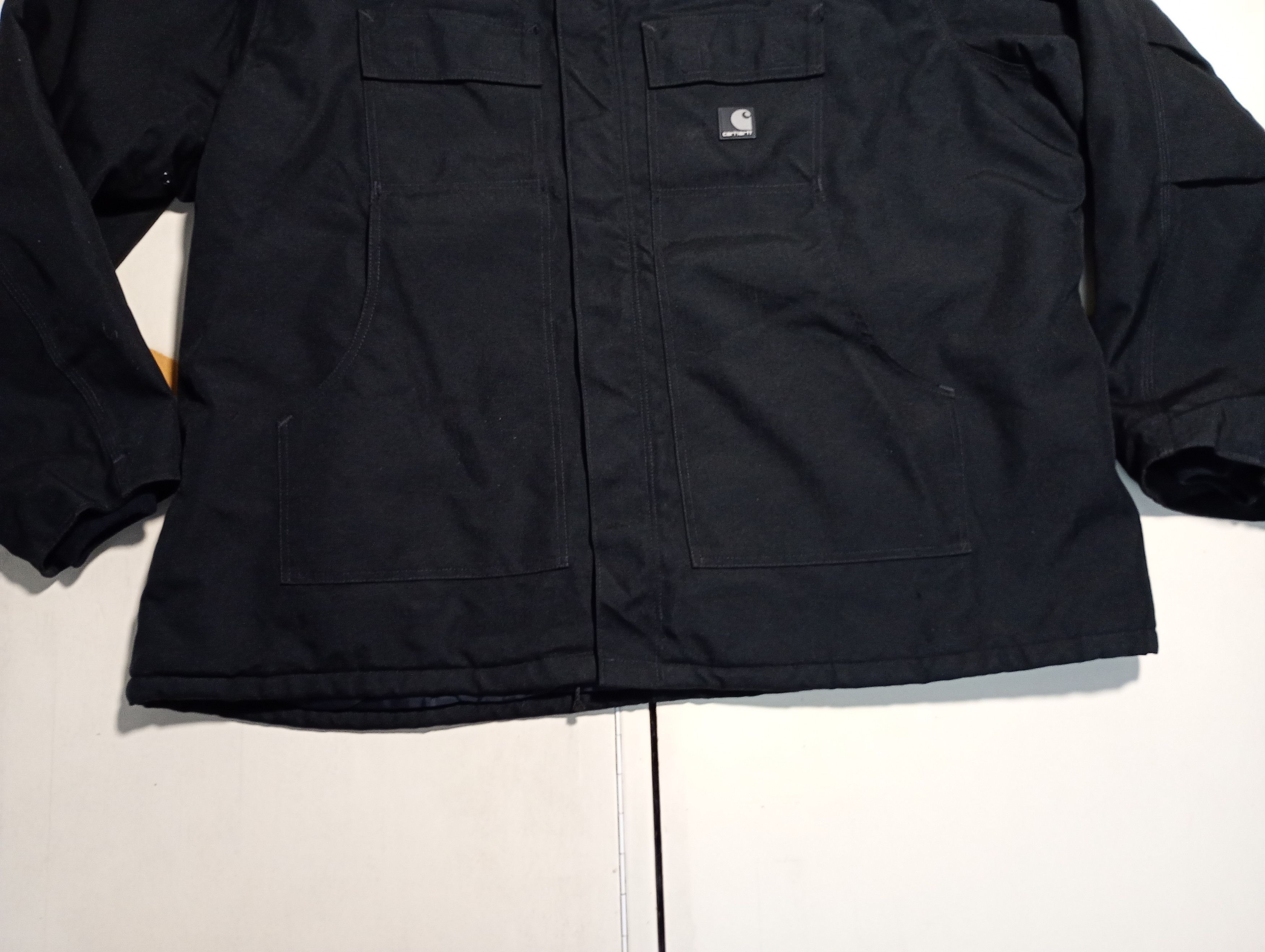 Carhartt Carhartt Quilt Lined Canvas Black Work Jacket Size US XXL / EU 58 / 5 - 5 Thumbnail
