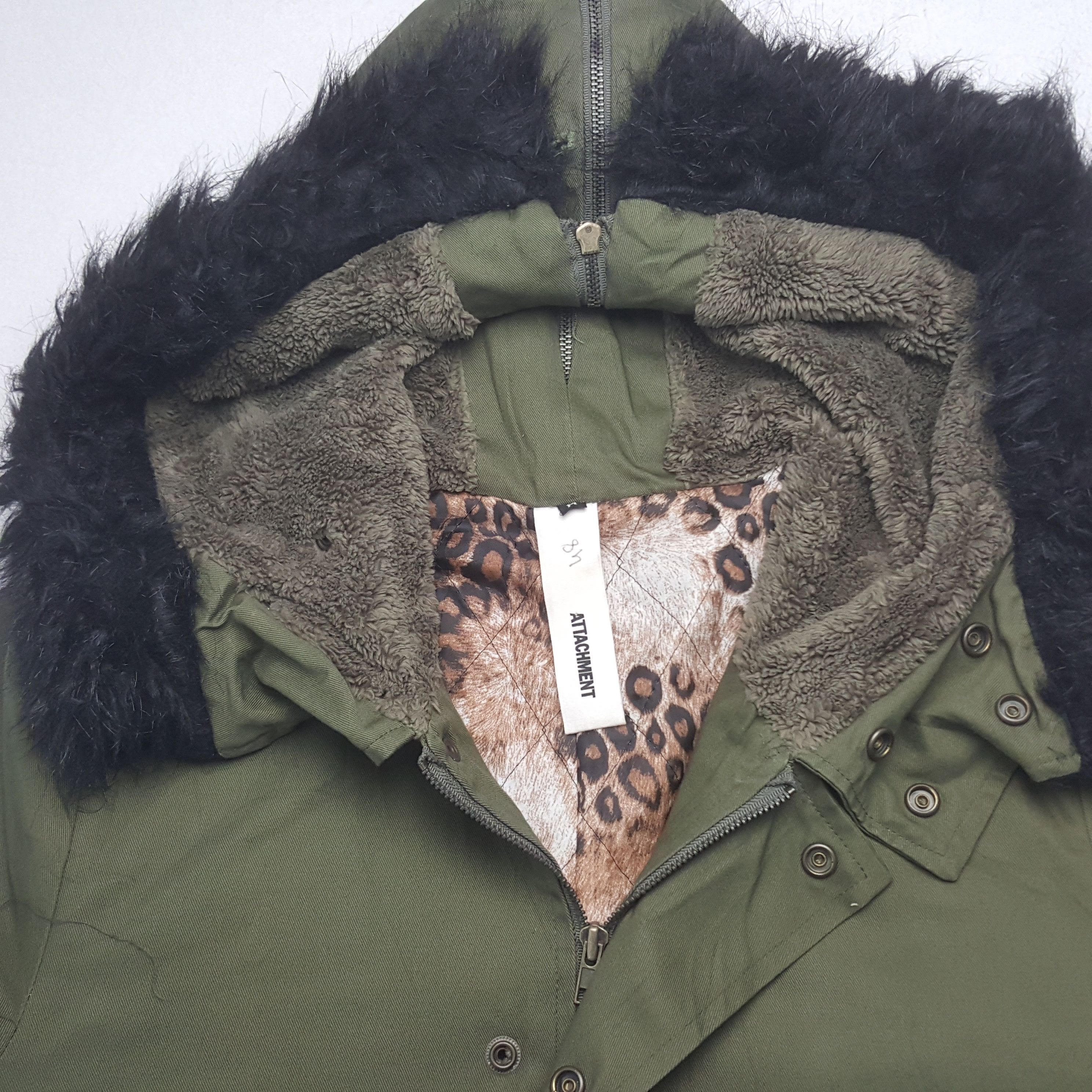 Attachment Vintage Attachment Army Military Parka Jacket Fur Hoodie Size US S / EU 44-46 / 1 - 4 Thumbnail