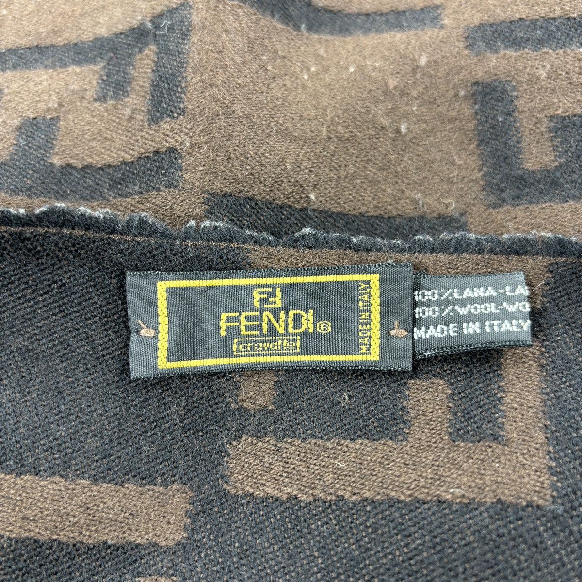 Fendi × Vintage Fendi Scarf # D743 # Muffler # Neckwear Size ONE SIZE - 2 Thumbnail